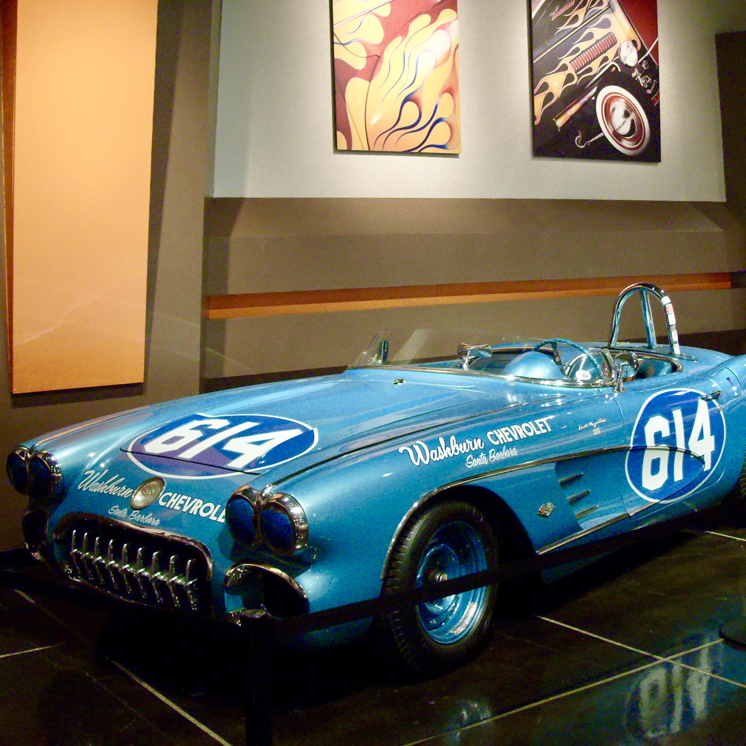 Chevrolet Corvette at Petersen Automotive Museum, LA, By Jez Braithwaite