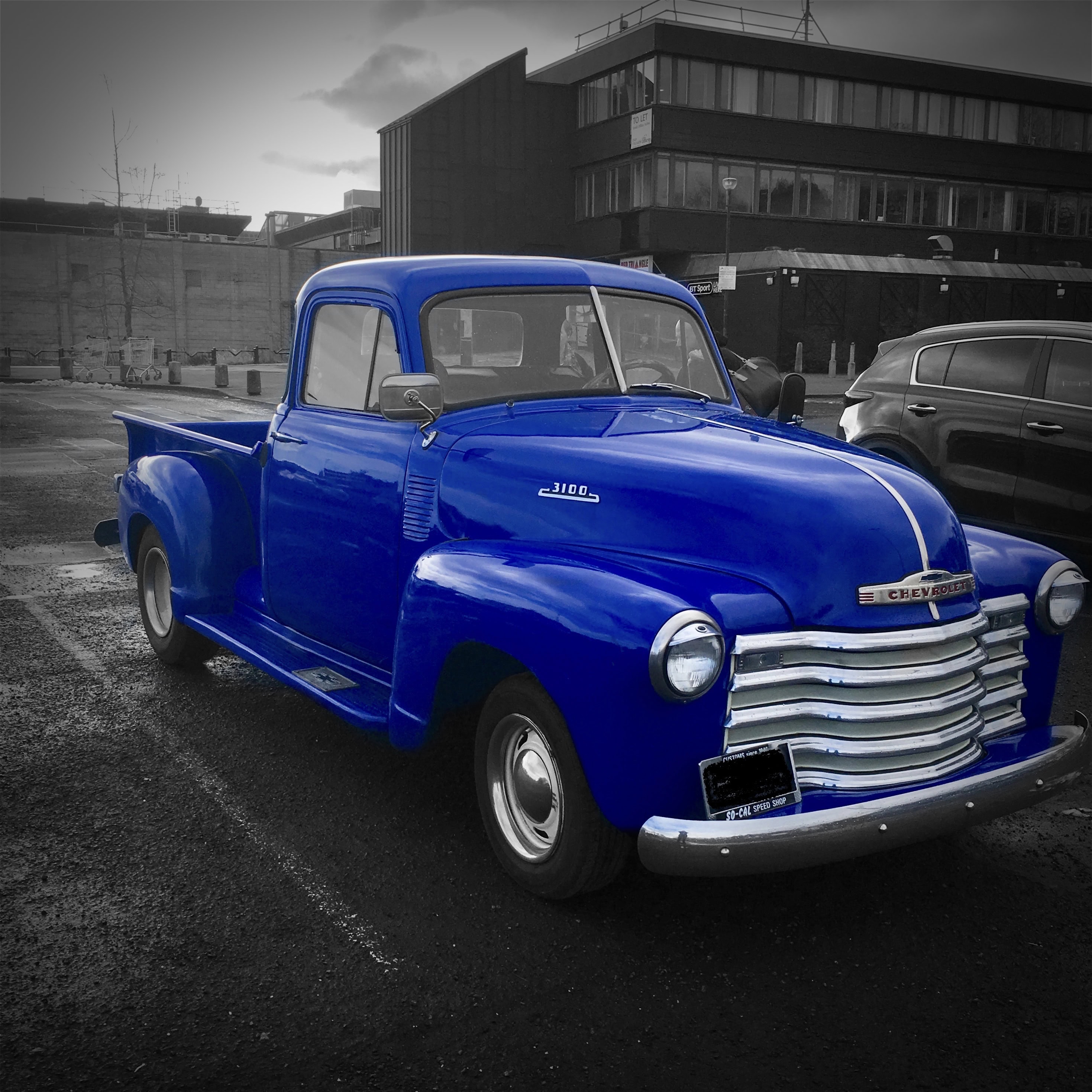 Chevrolet 3100 at Cumbernauld, Glasgow, by Jez Braithwaite