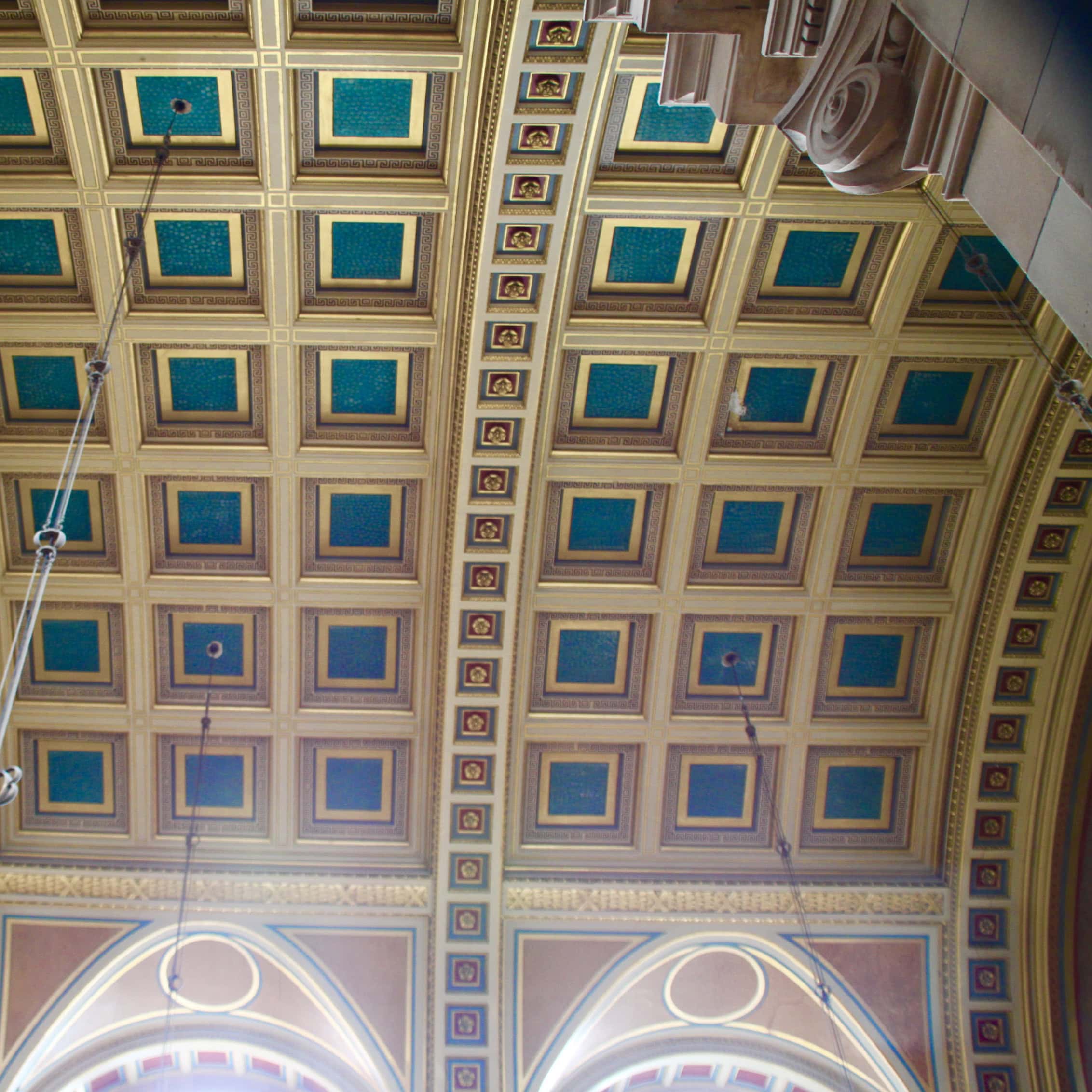 Kelvingrove Art Gallery and Museum vaulted ceiling, Glasgow, by Jez Braithwaite