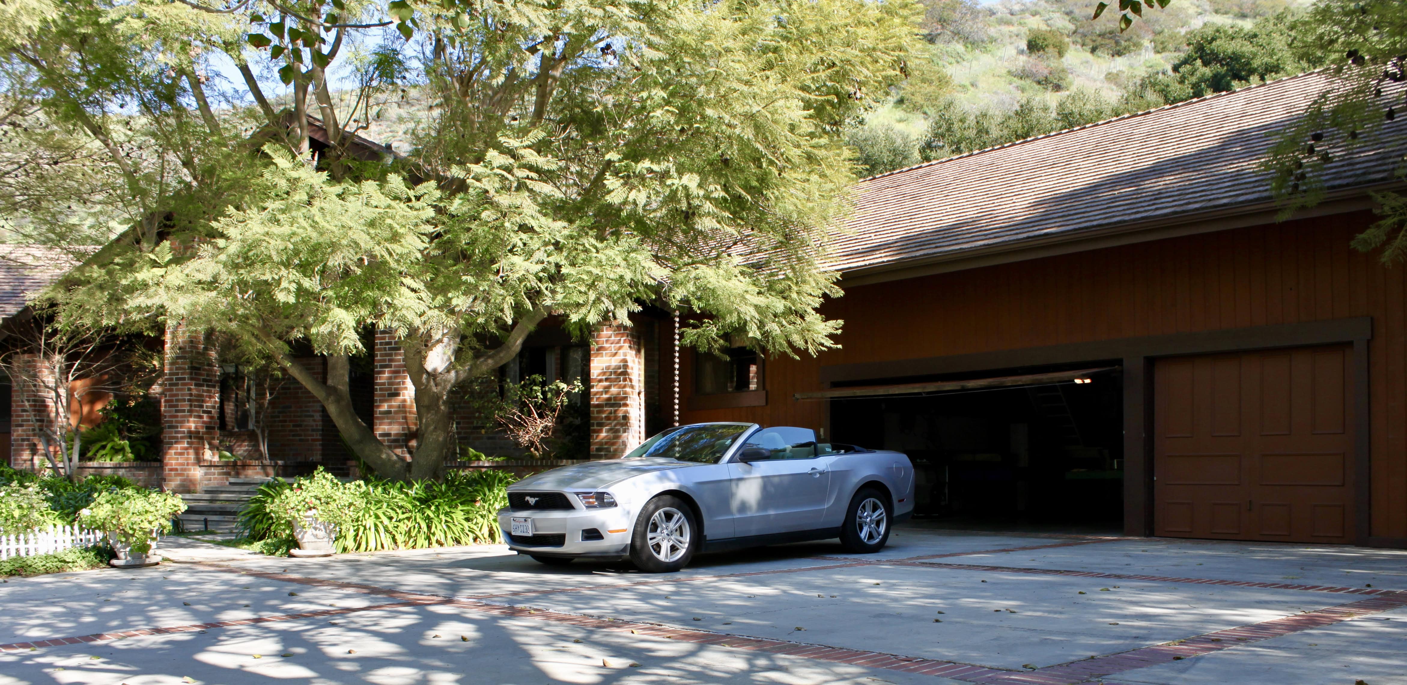 Ford Mustang convertible by Jez Braithwaite in Serra Canyon