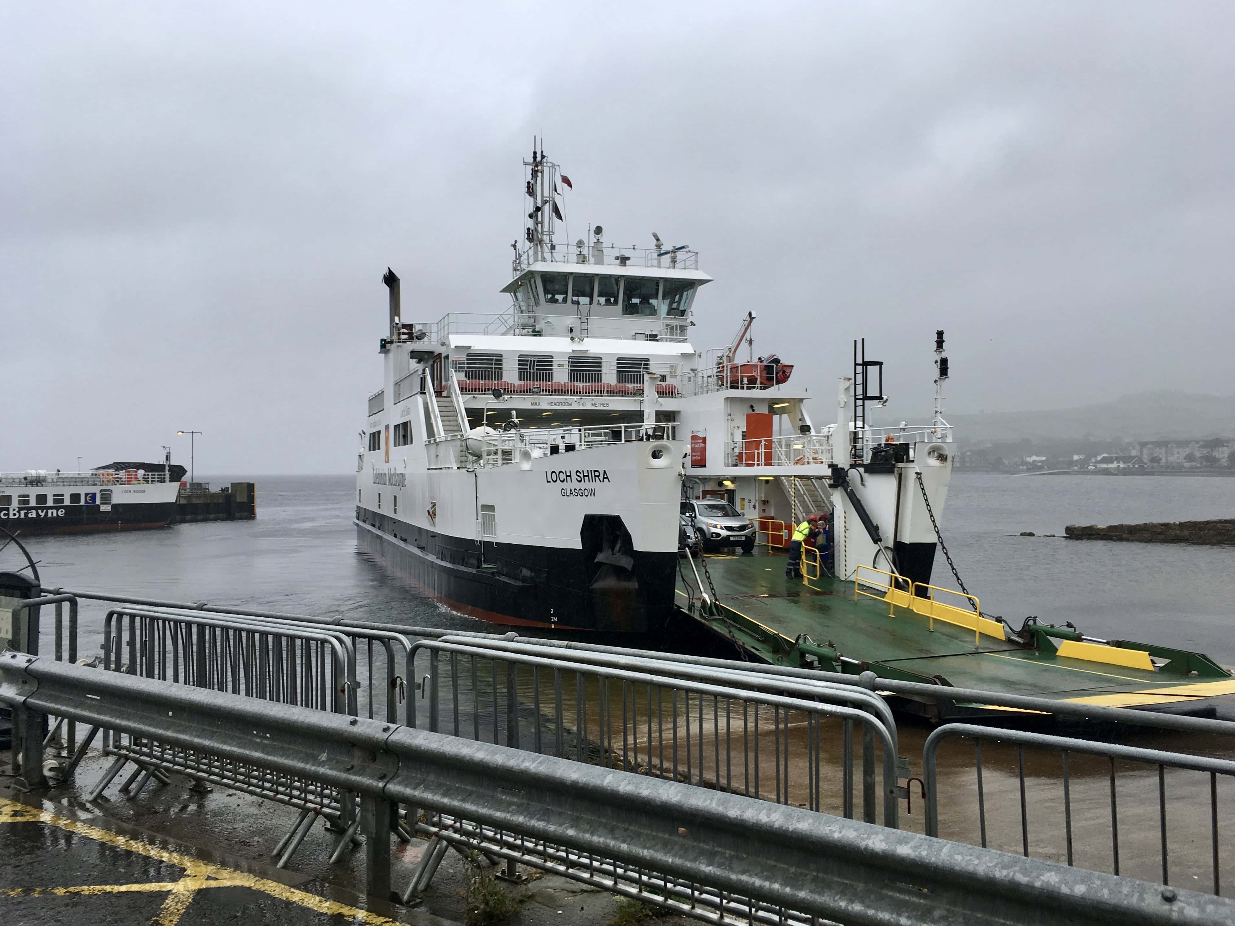 Caledonian MacBrayne ferry in Largs by Jez Braithwaite