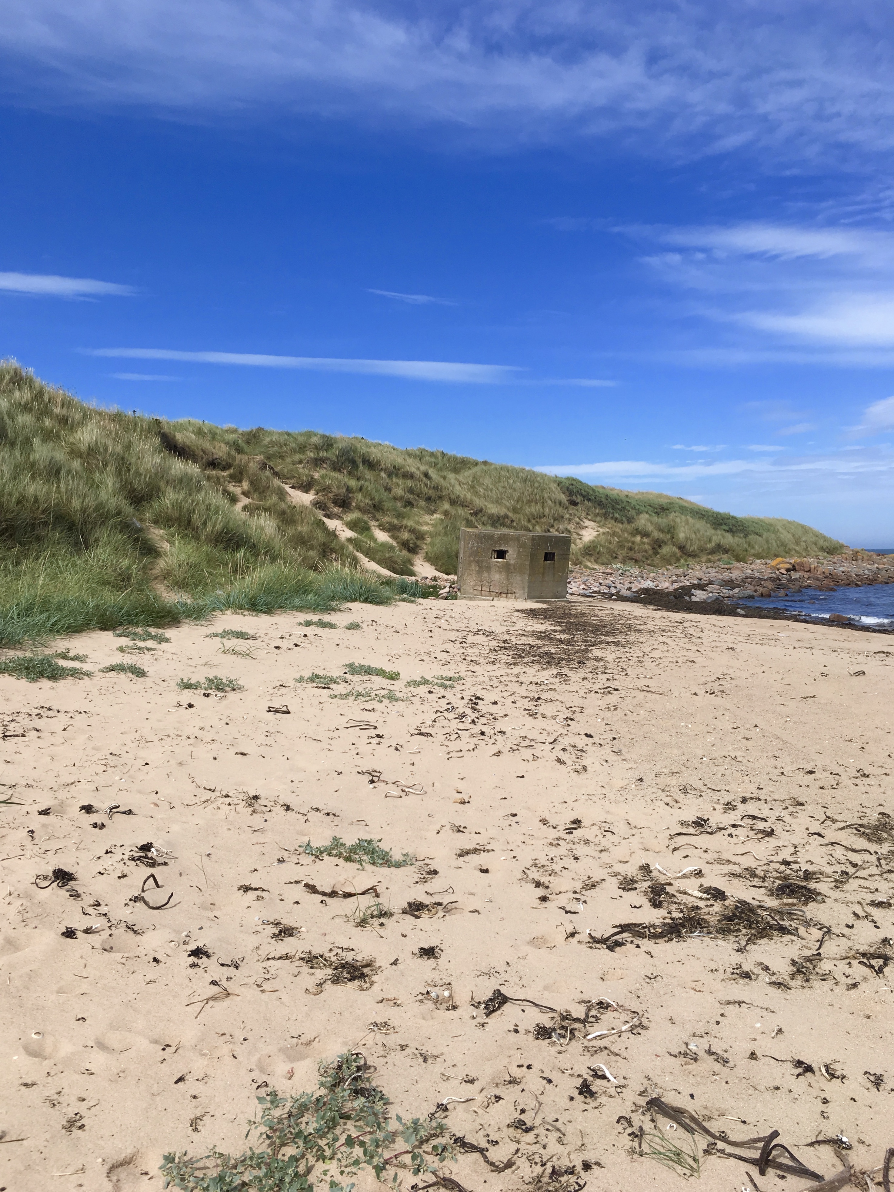 Old coastal defences by Jez Braithwaite at Peterhead