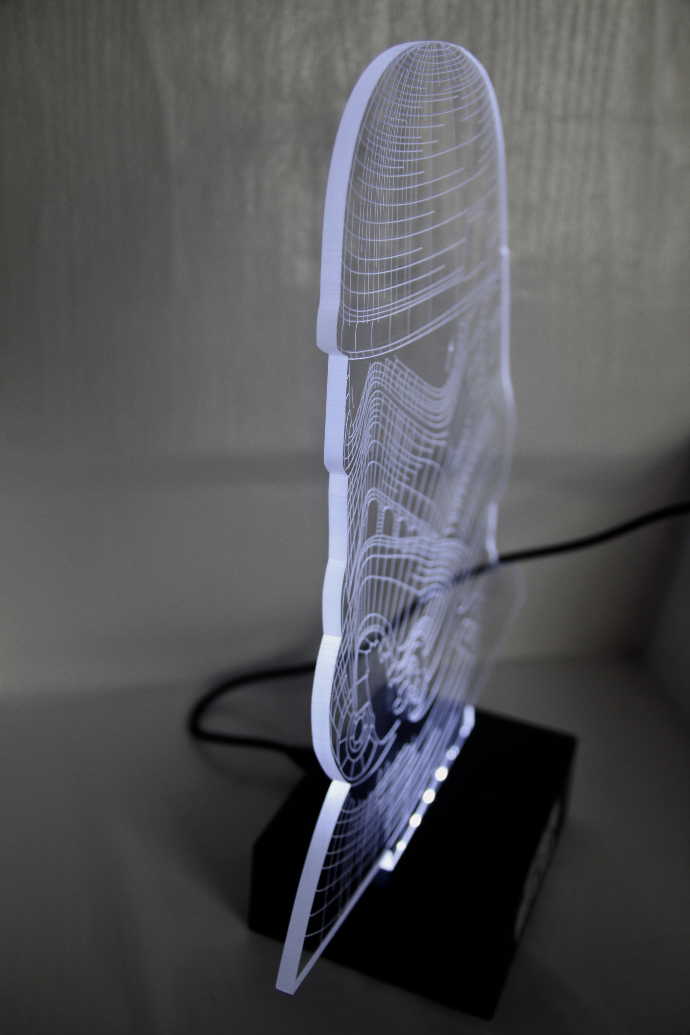 Stormtrooper 3D lamp by Jez Braithwaite
