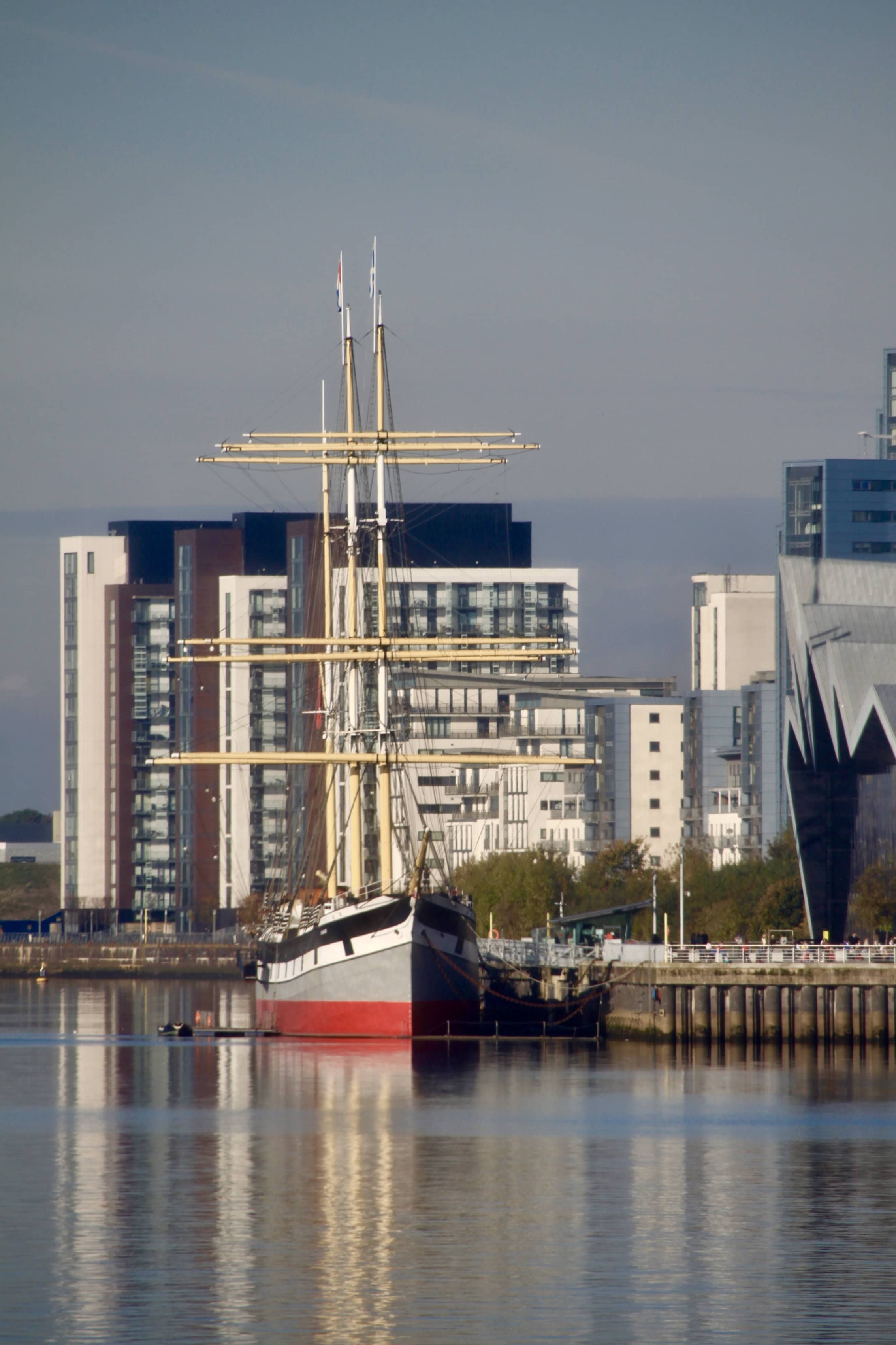 The Glenlee berthed at the Riverside Museum by Jez Braithwaite