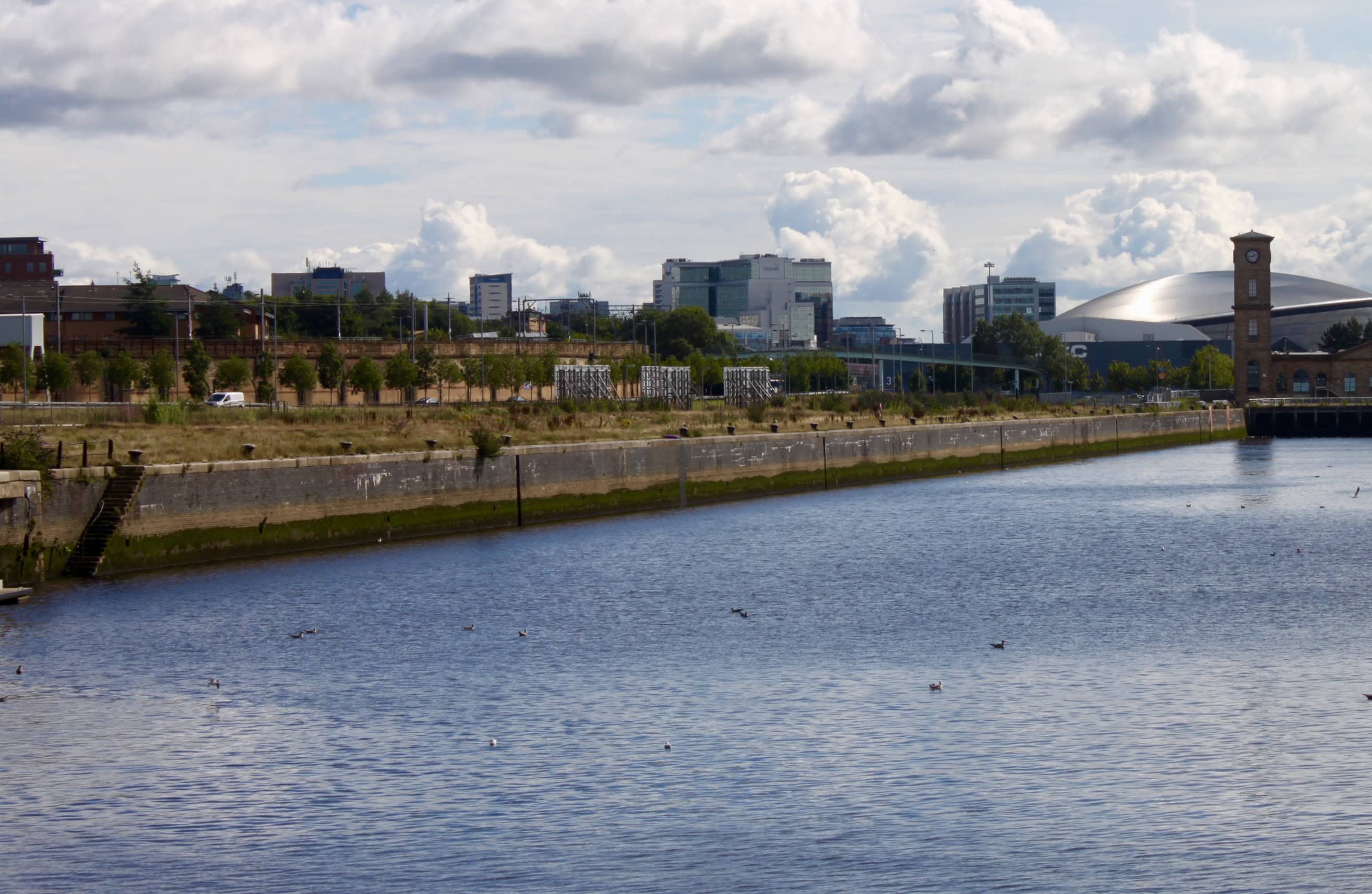 Quay on the river Clyde by Jez Braithwaite, Glasgow