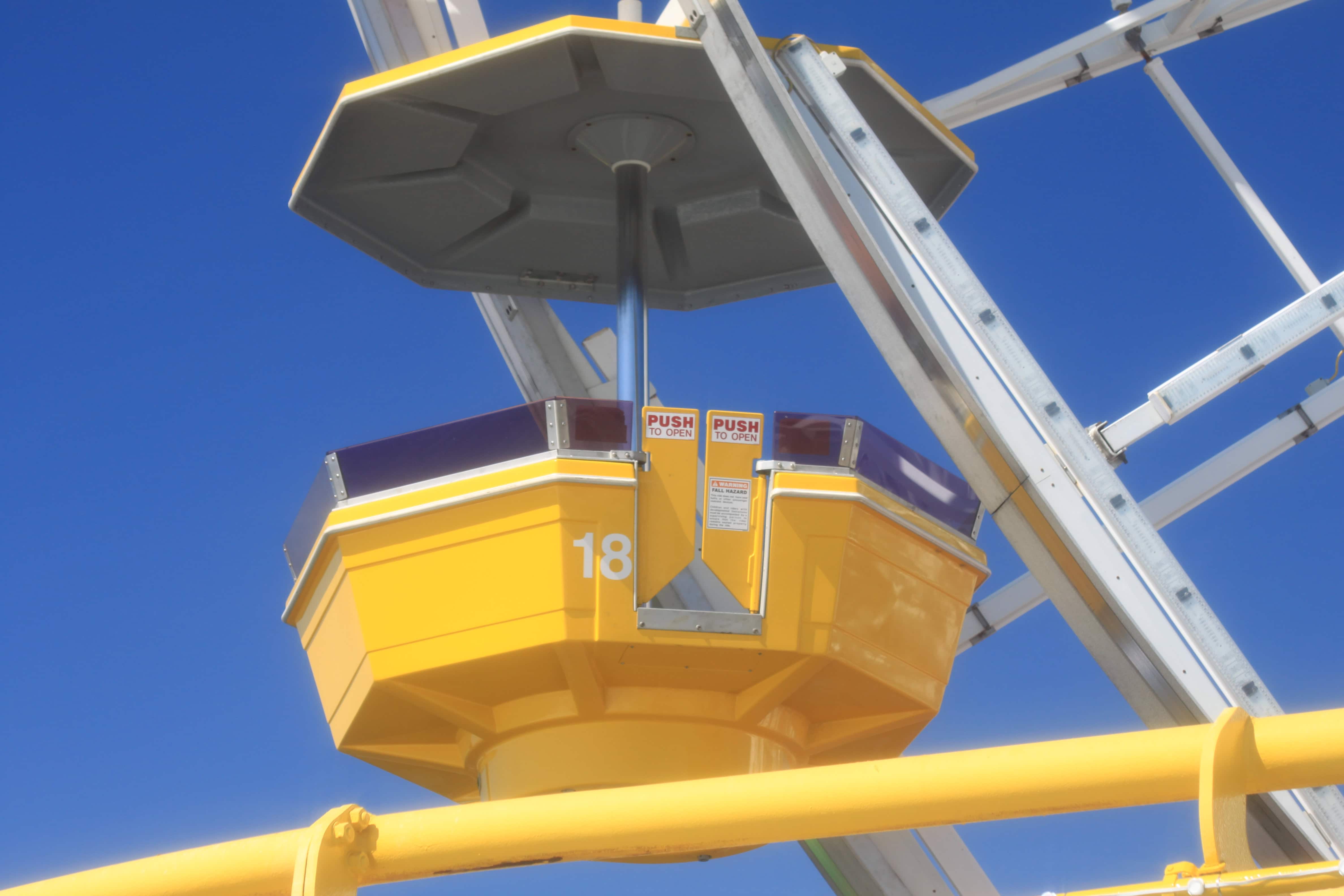 Ferris wheel gondola by Jez Braithwaite