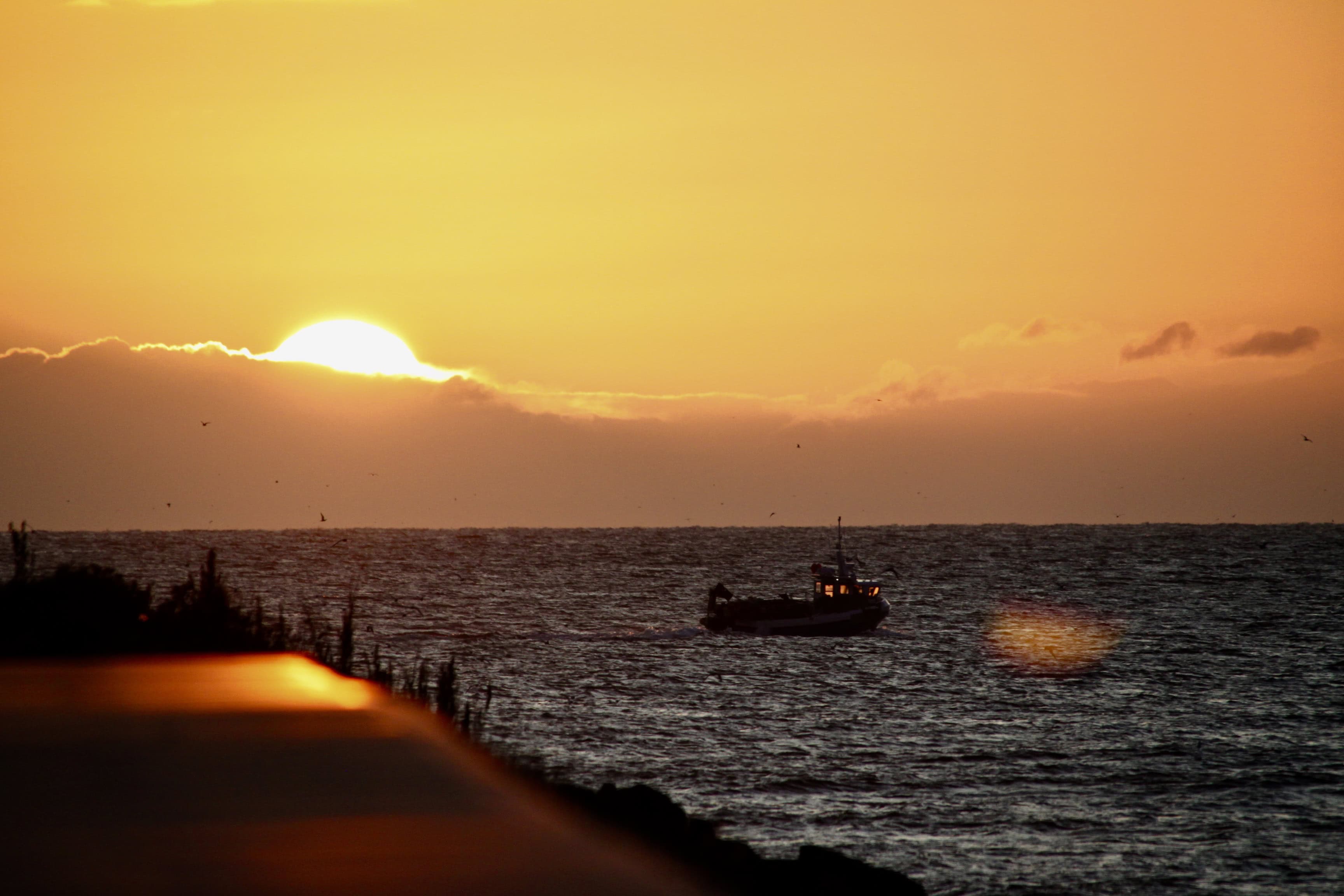 An early start in Arbroath by Jez Braithwaite