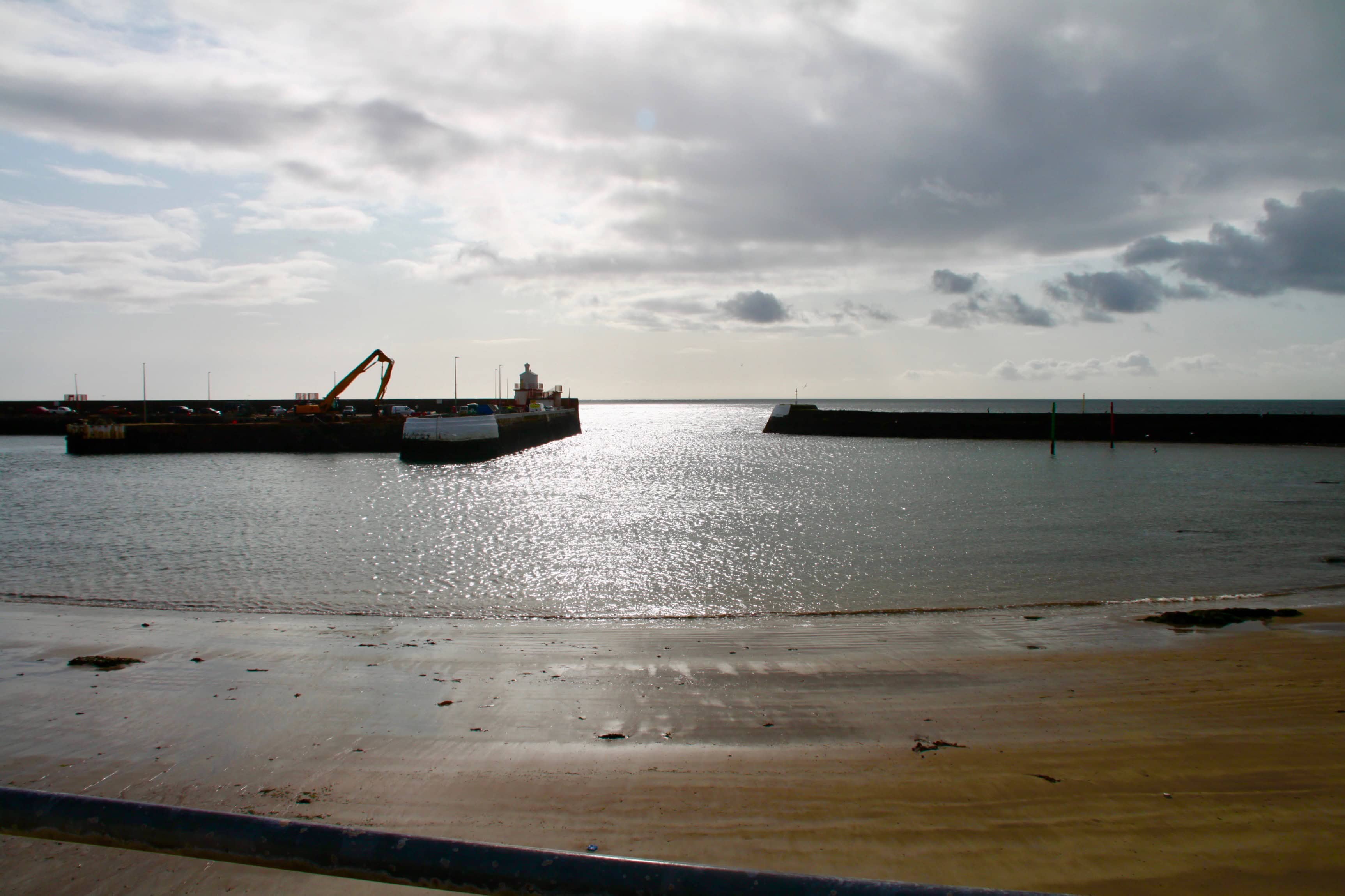 Arbroath Harbour Breakwater by Jez Braithwaite
