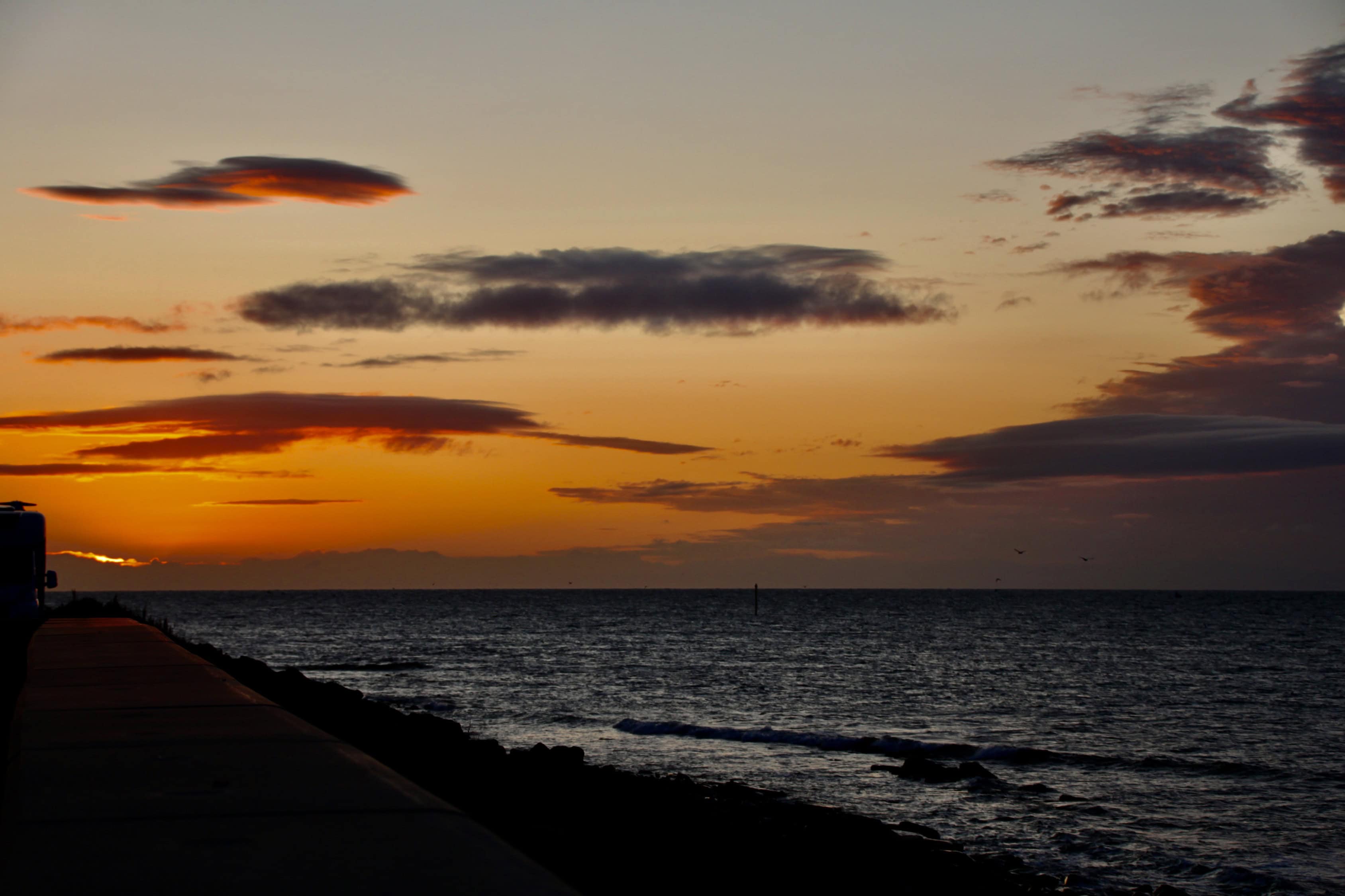 Sunrise at Arbroath by Jez Braithwaite
