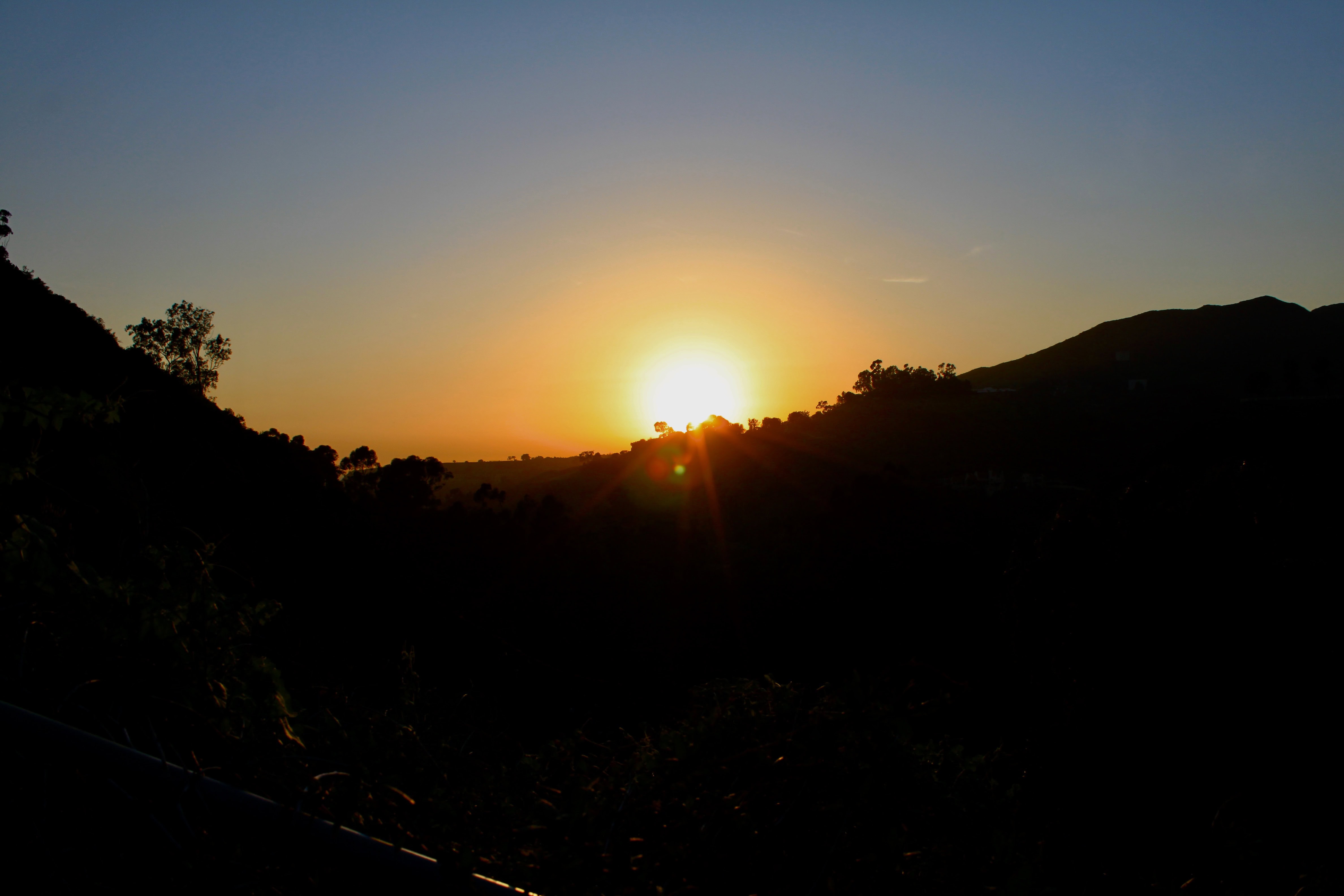 Sunset over Serra Hills by Jez Braithwaite