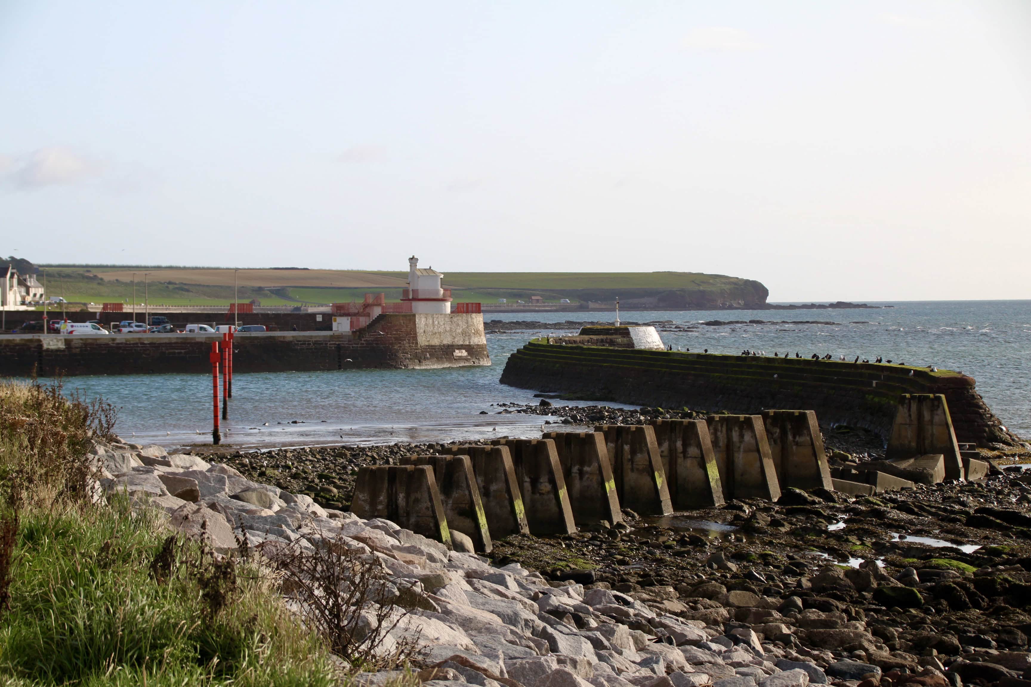 Arbroath outer harbour by Jez Braithwaite