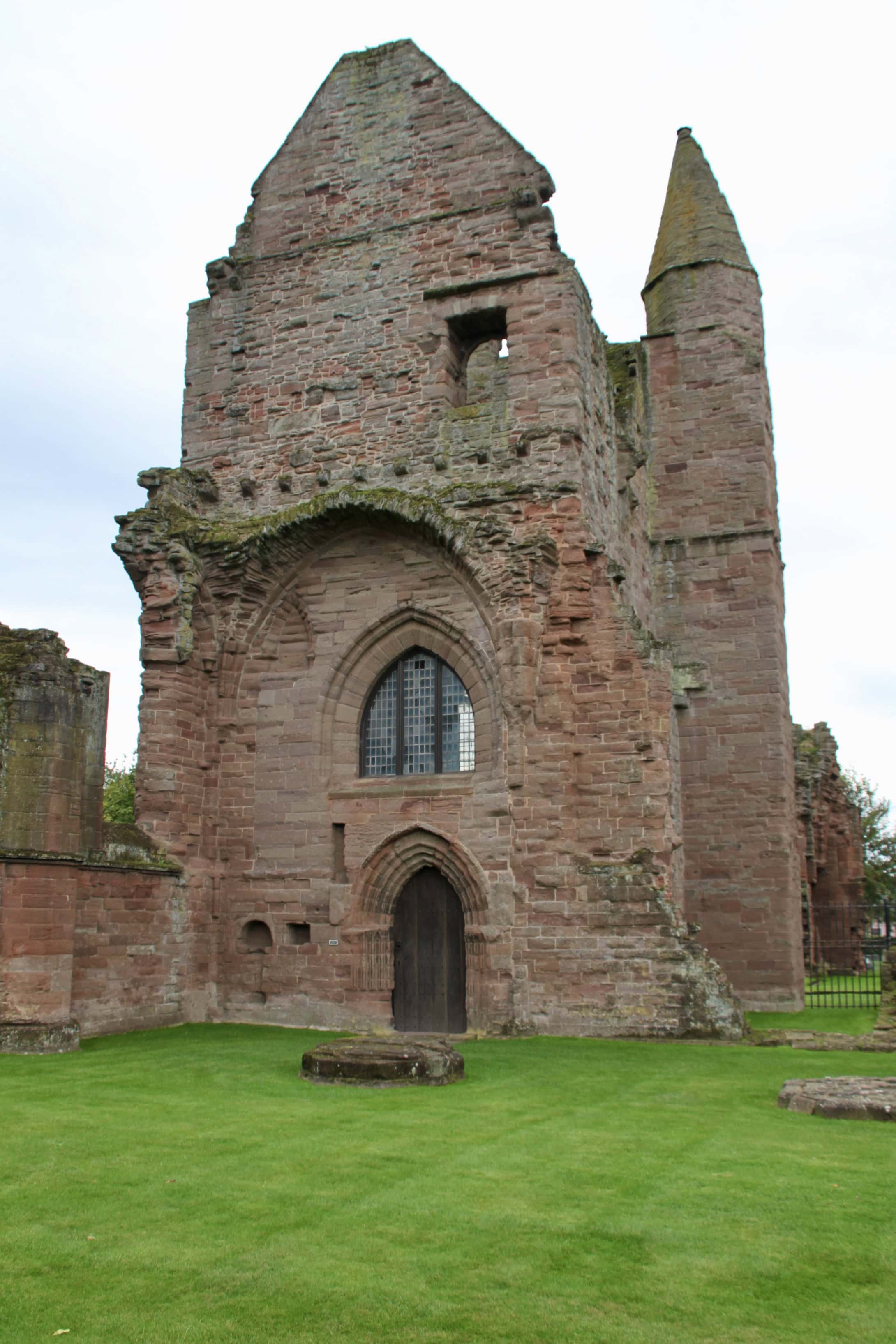 Sacristy entrance, Arbroath Abbey  by Jez Braithwaite
