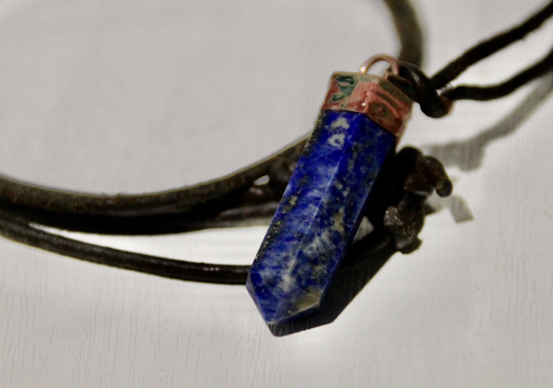 Lapis lazuli pendant by Jez Braithwaite