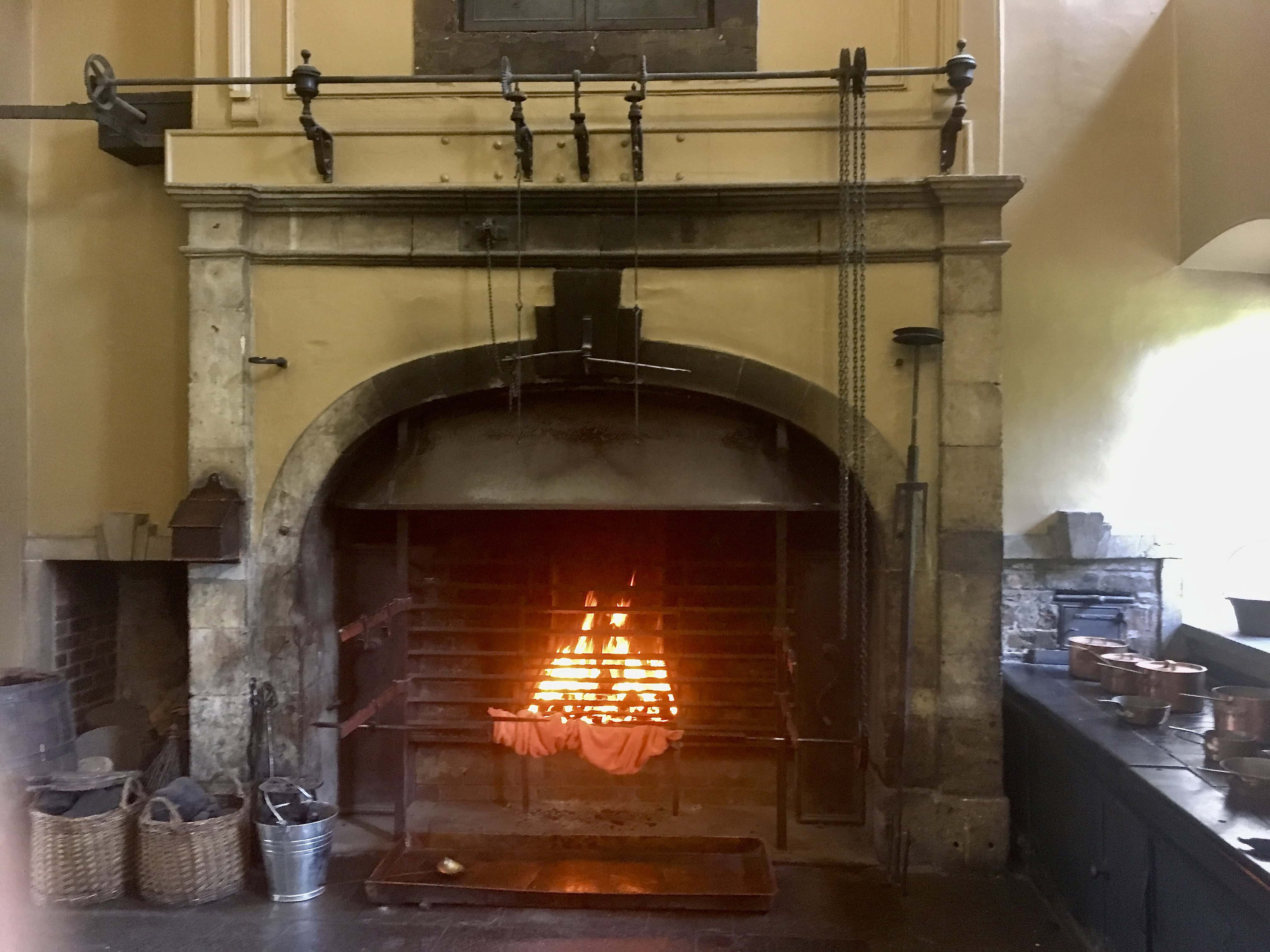 Callendar House kitchen fire by Jez Braithwaite