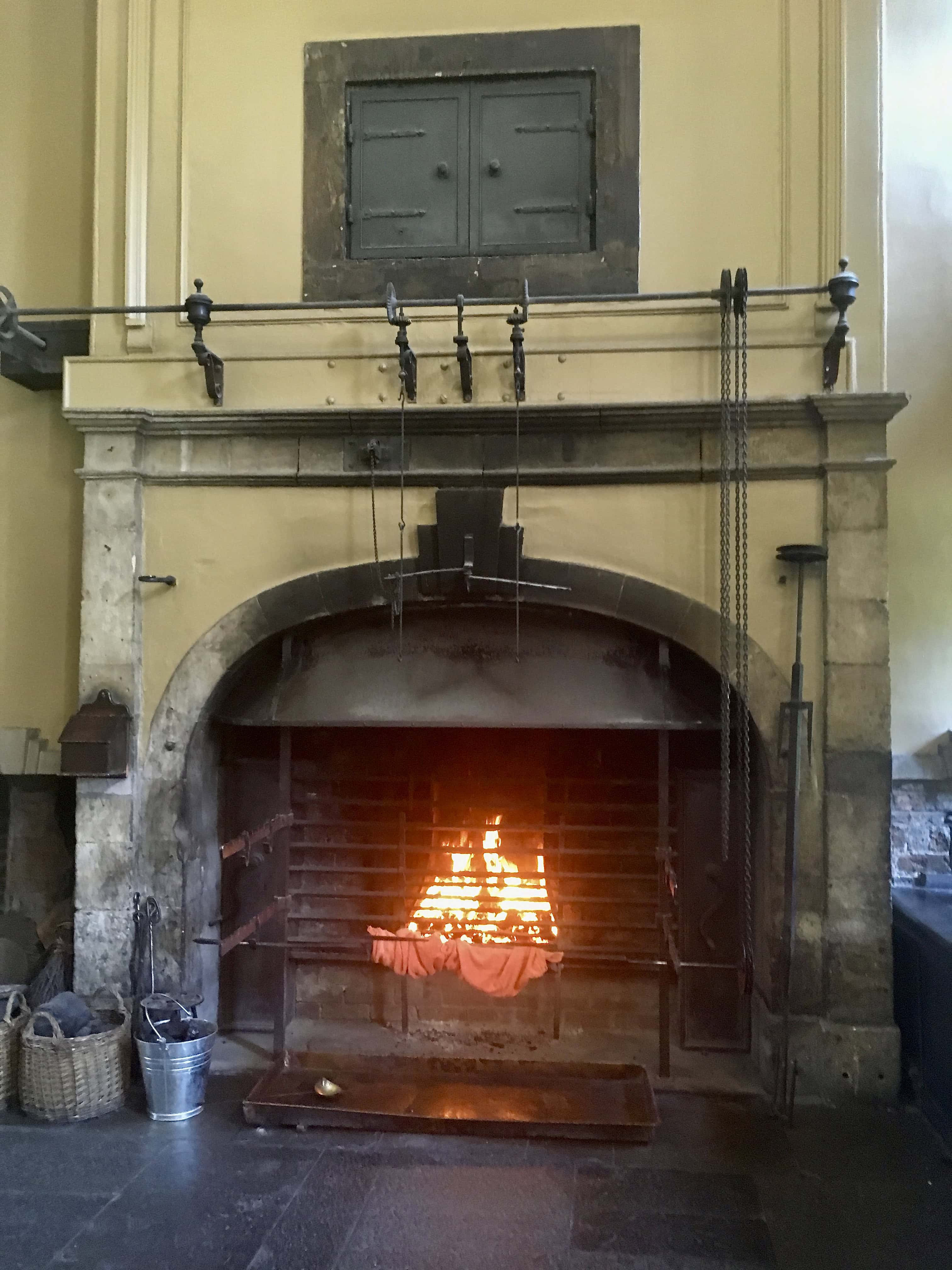 Callendar House kitchen fire by Jez Braithwaite