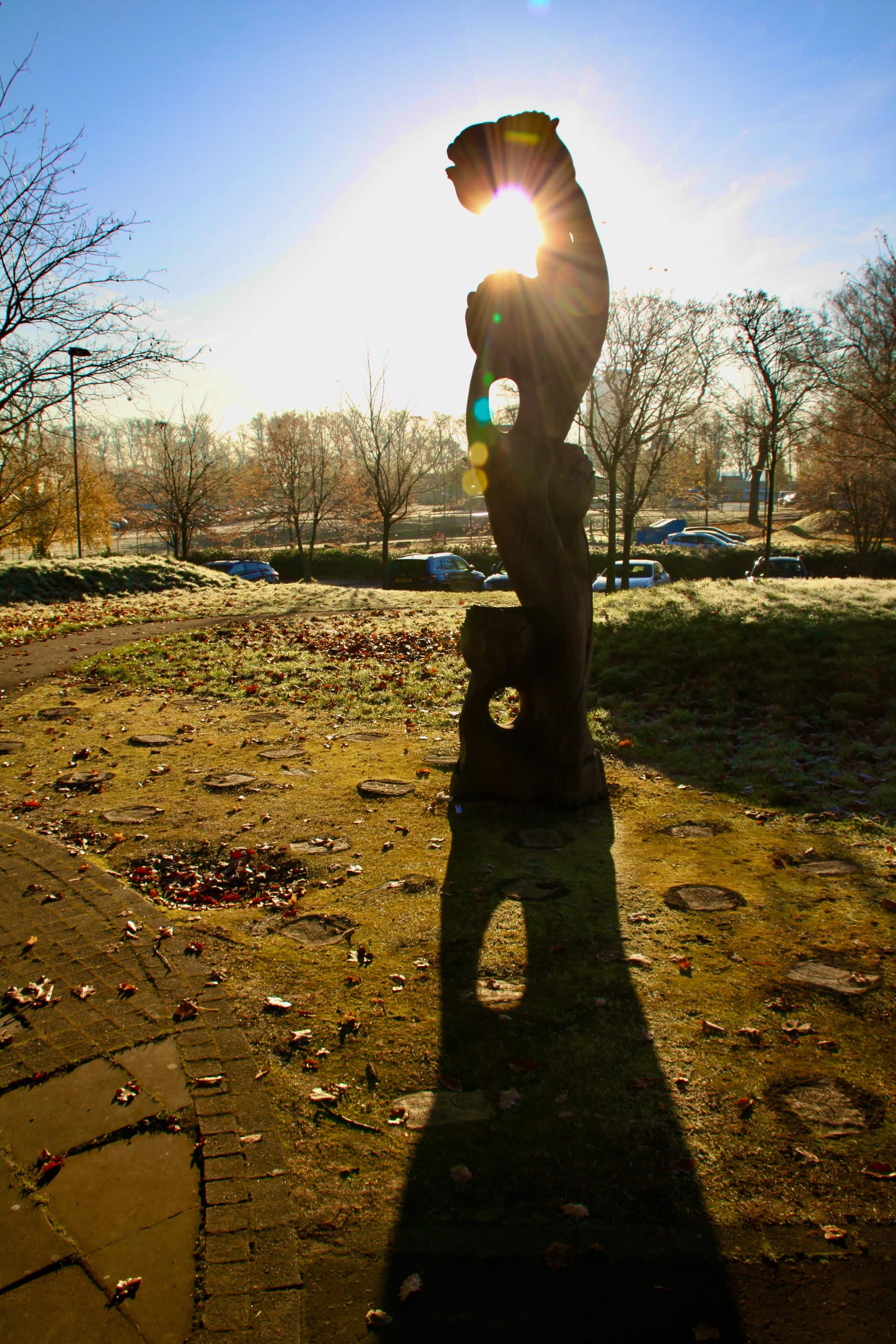Sculpture in Bellahouston Park by Jez Braithwaite