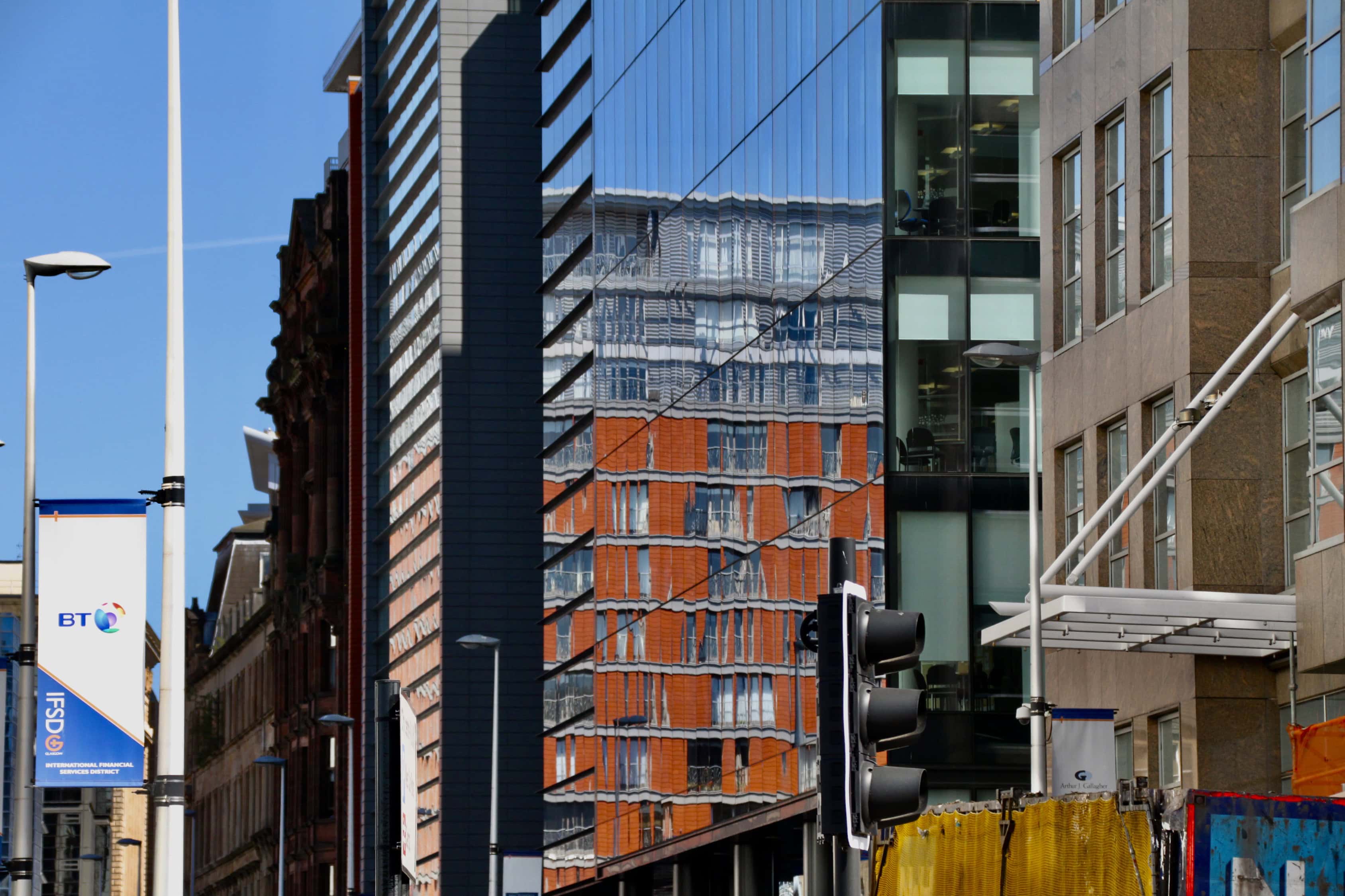 Refelections in Glasgow by Jez Braithwaite