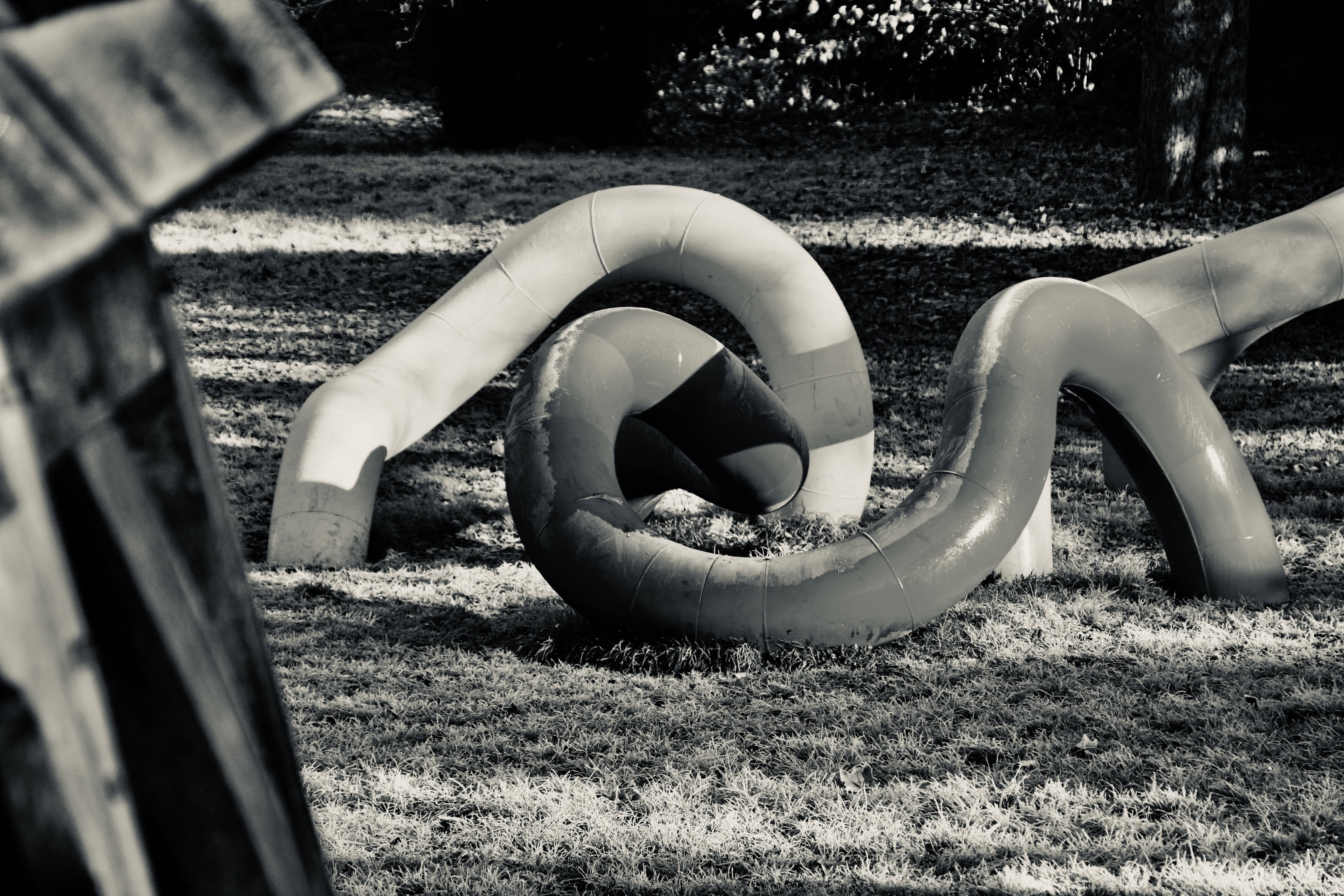Playpark Sculpture — Cees Black and White Photo Challenge and Sculpture Saturday