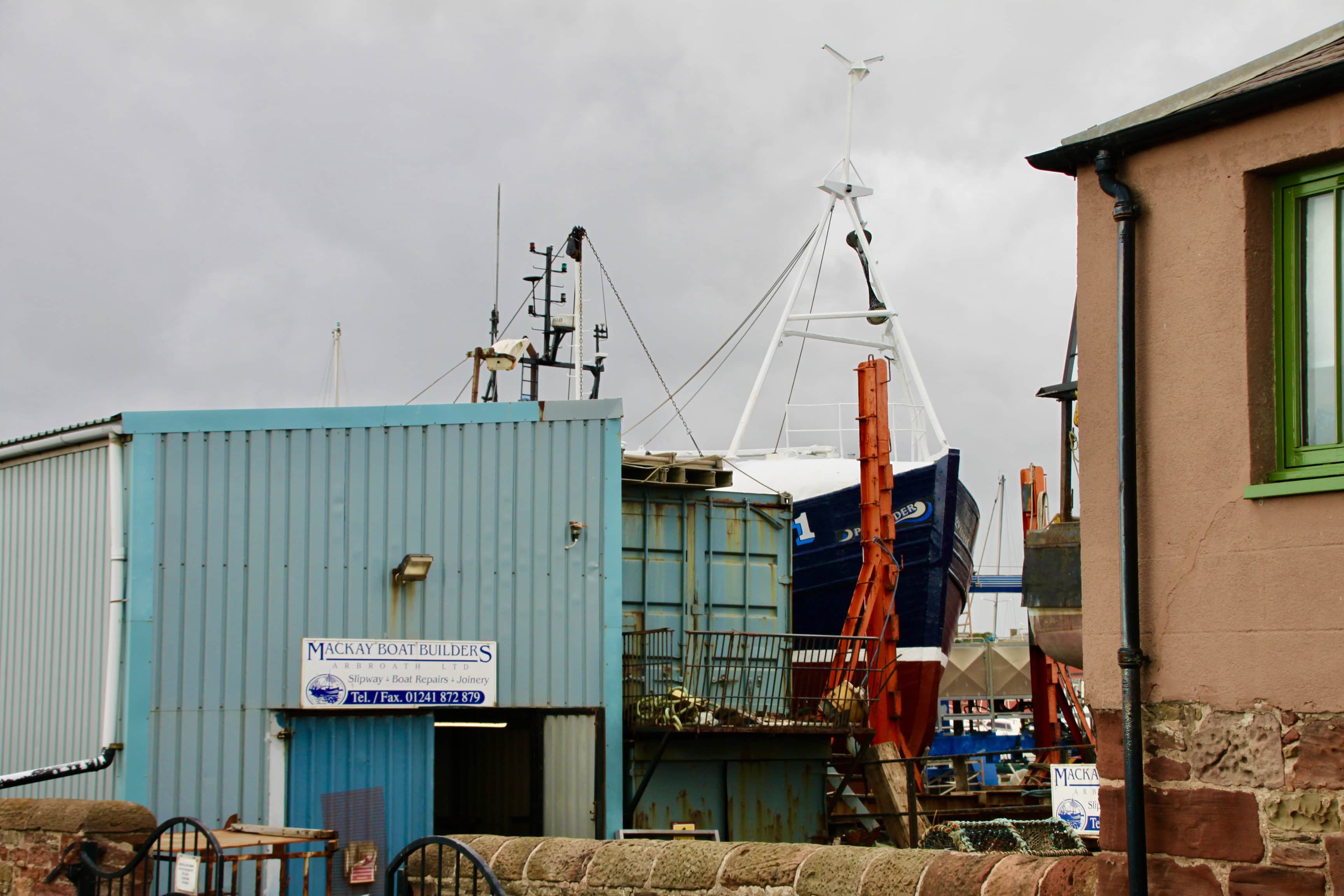 Arbroath boatyard