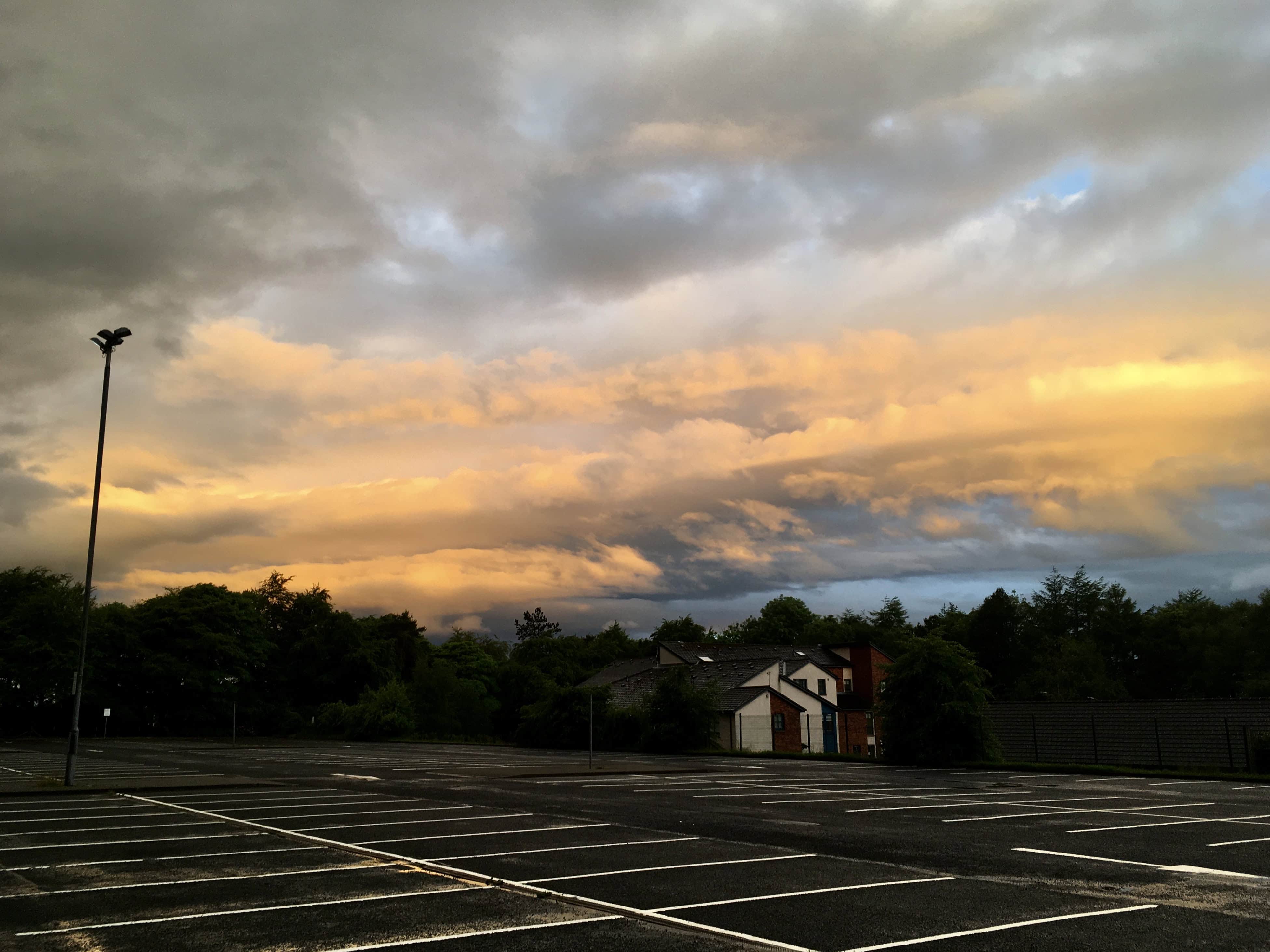 Early morning cloud