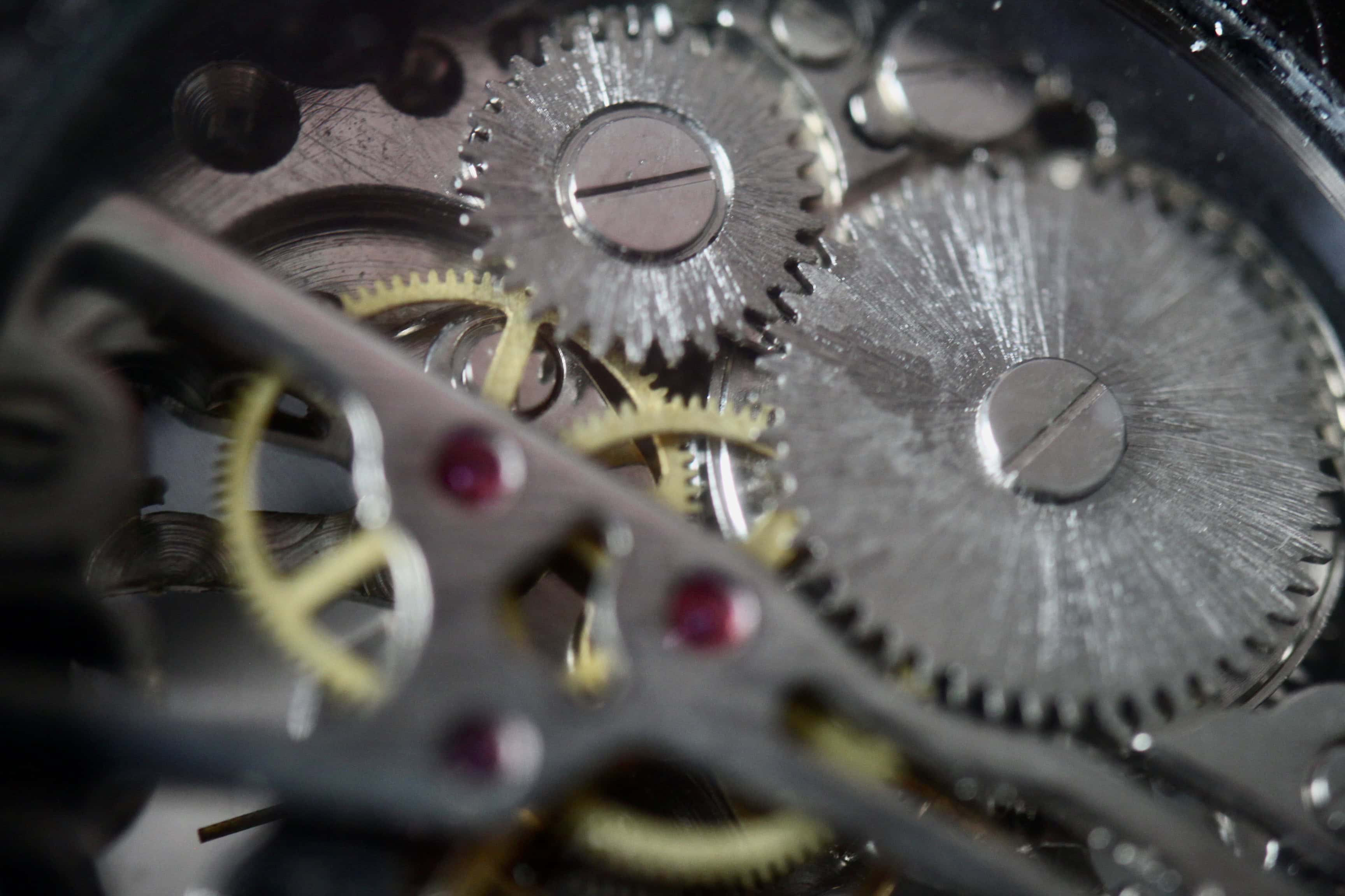 Skeleton pocket watch
