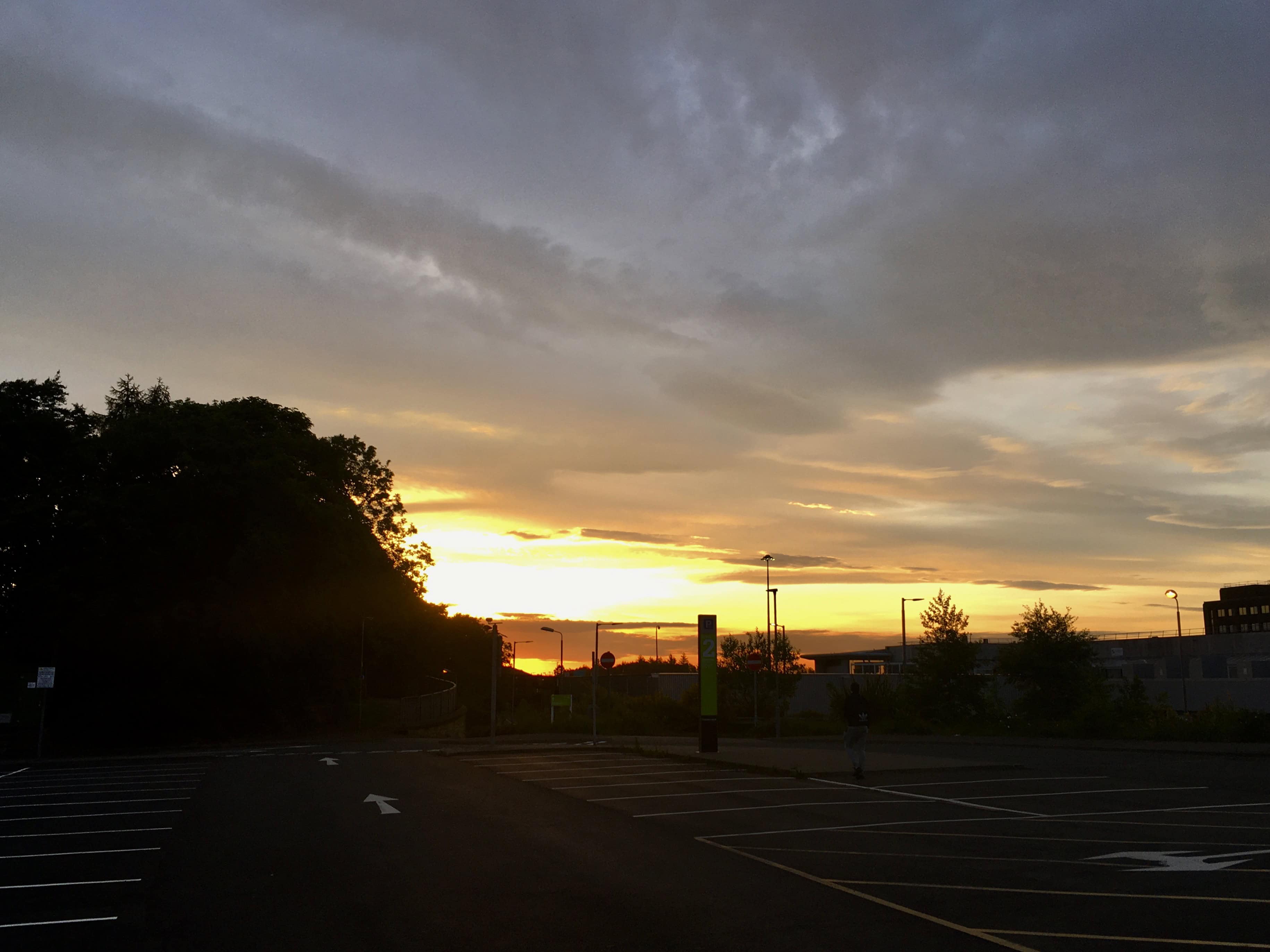 Sunrise clouds