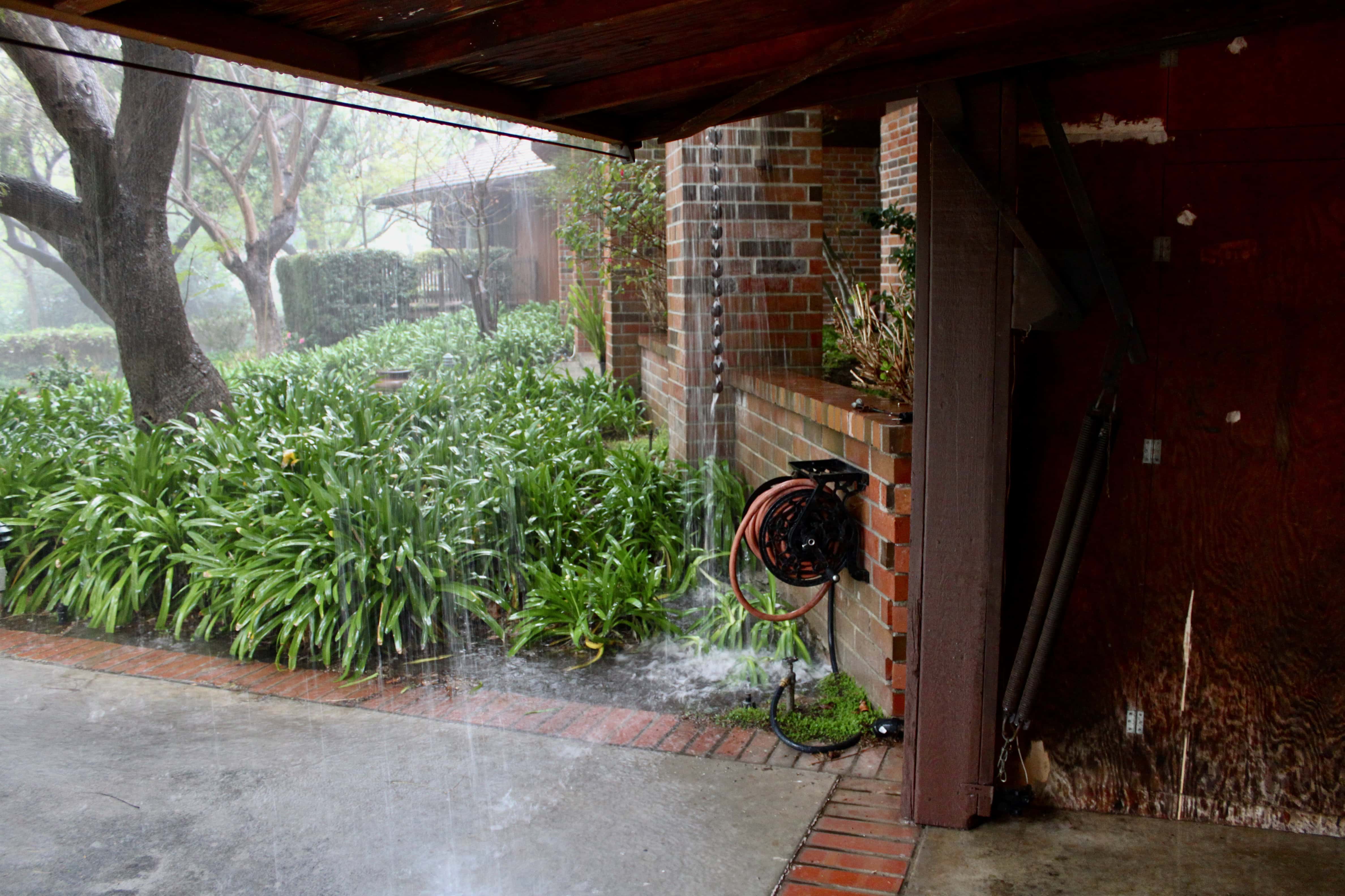 Malibu downpour