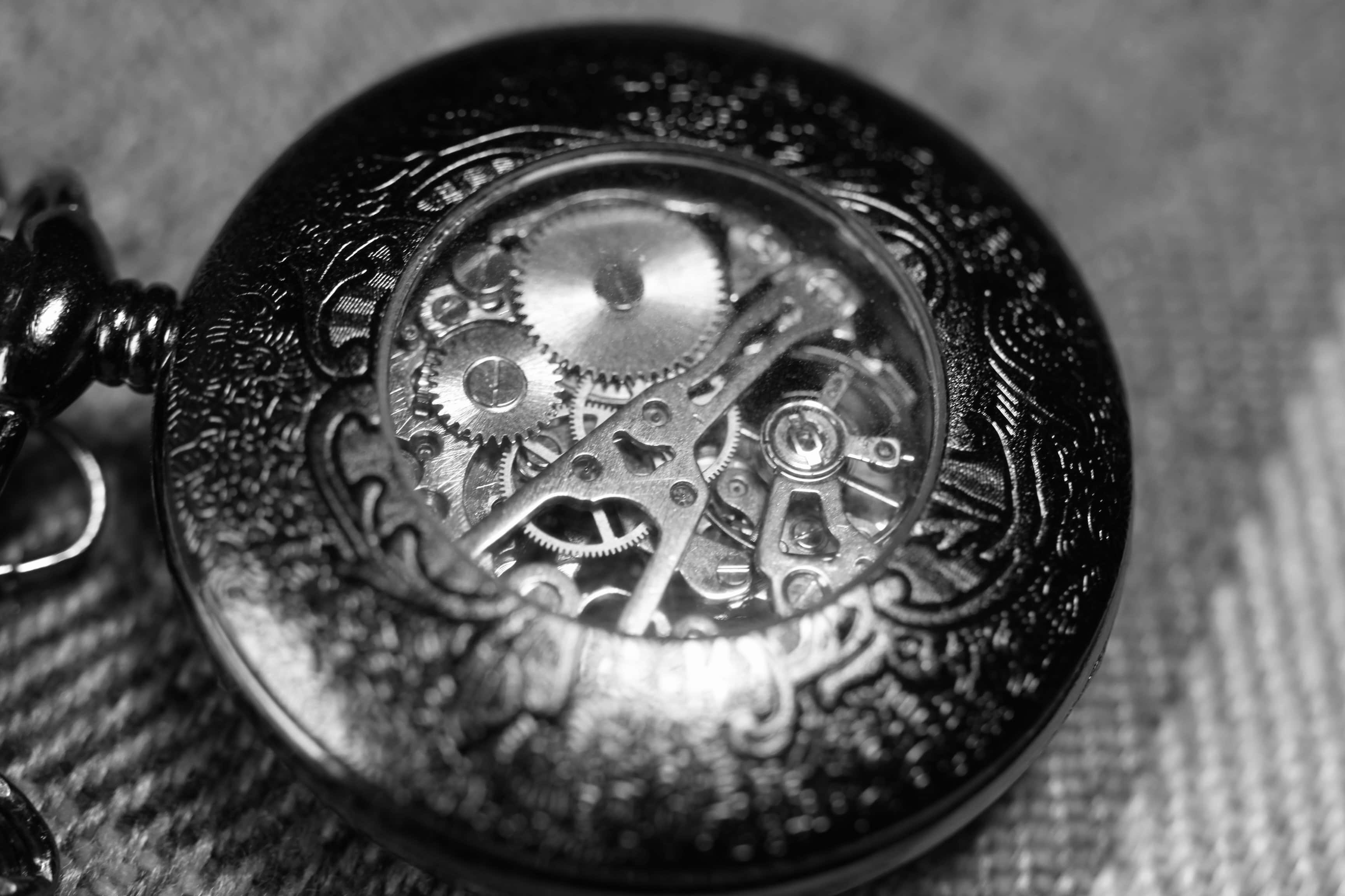 Skeleton watch