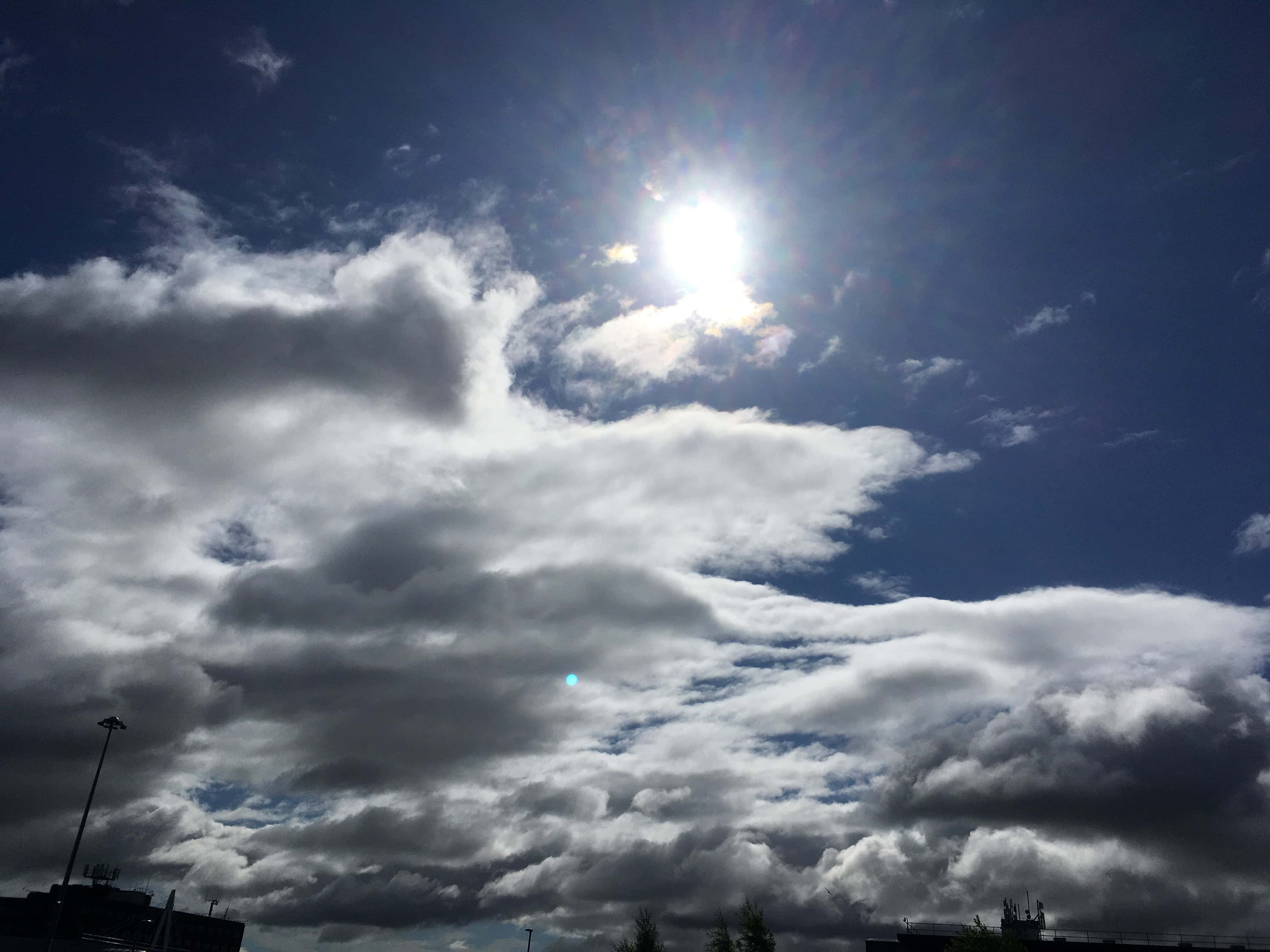 Sun & clouds