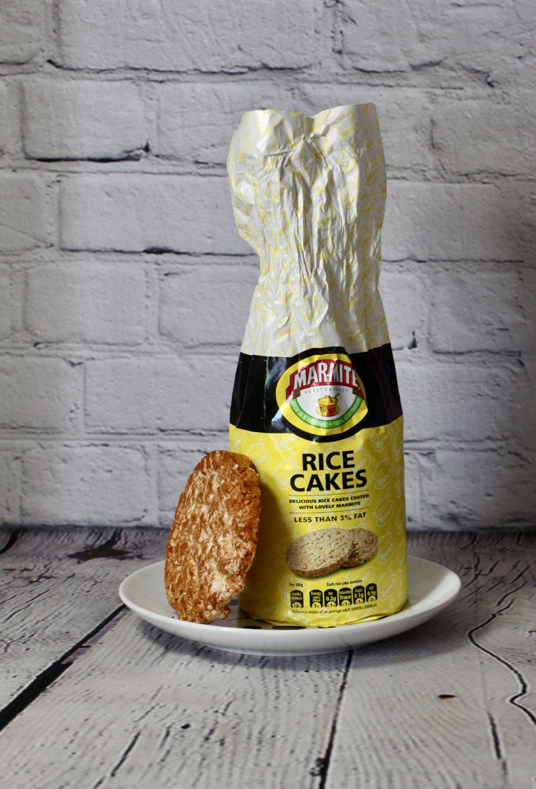 Marmite rice cakes