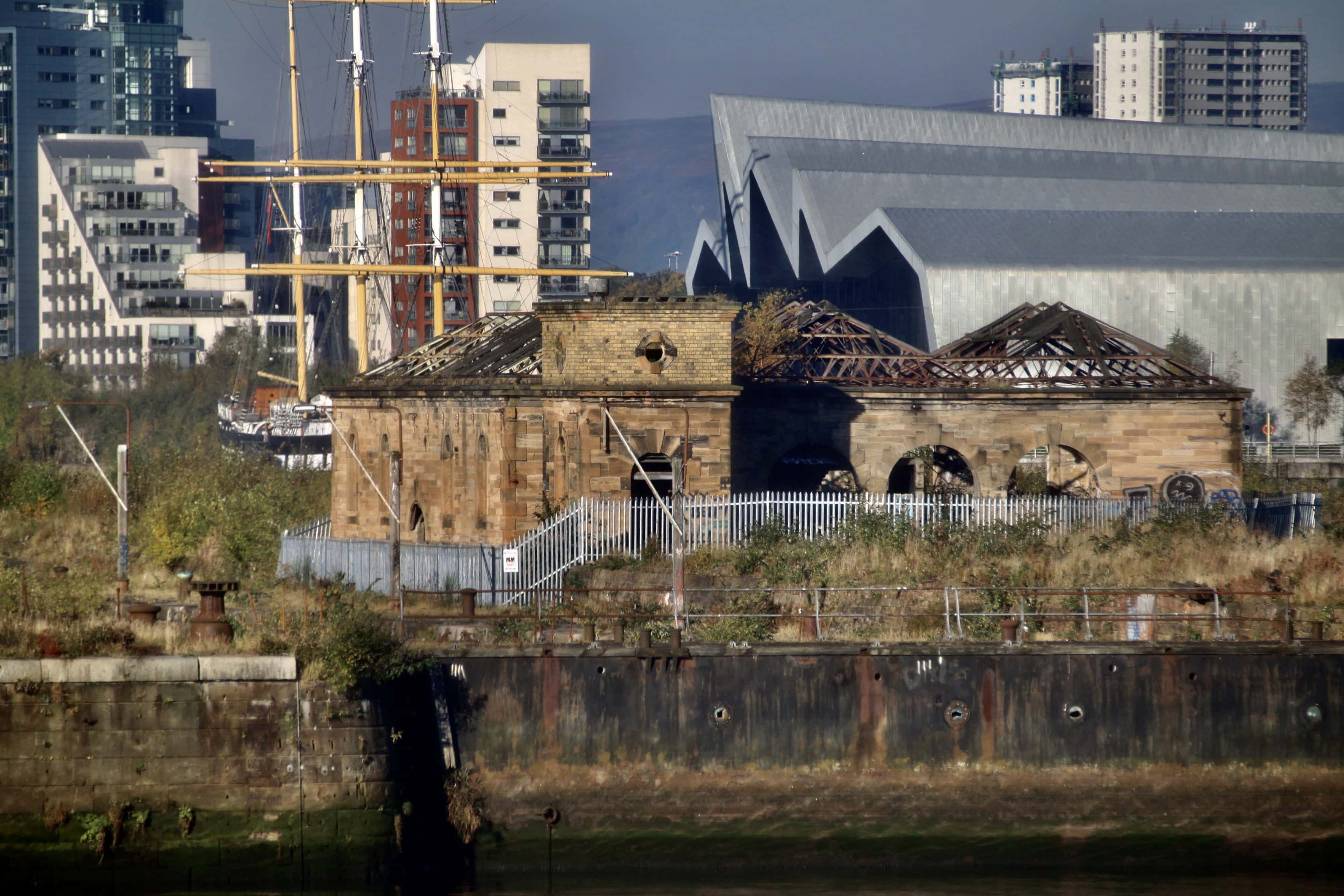 Dock buildings on the Clyde