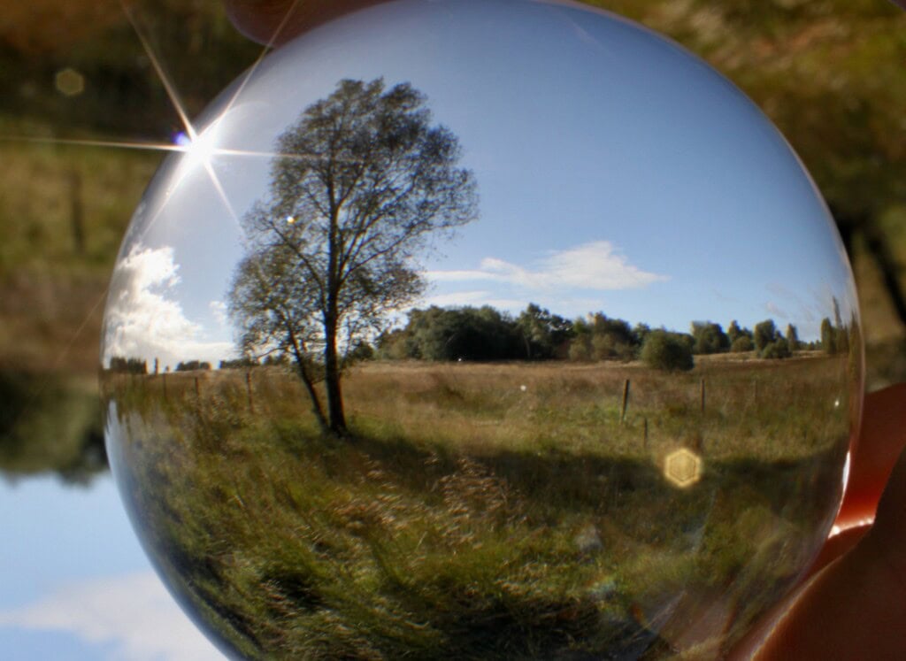 Sparkle in a lensball