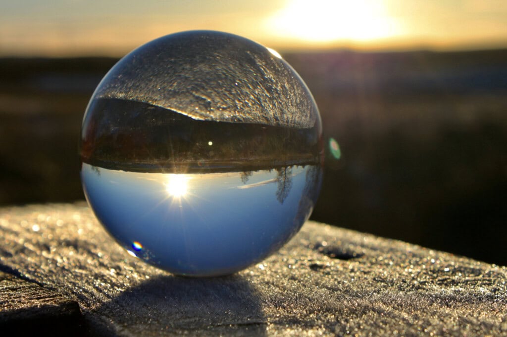 Lensball landscape