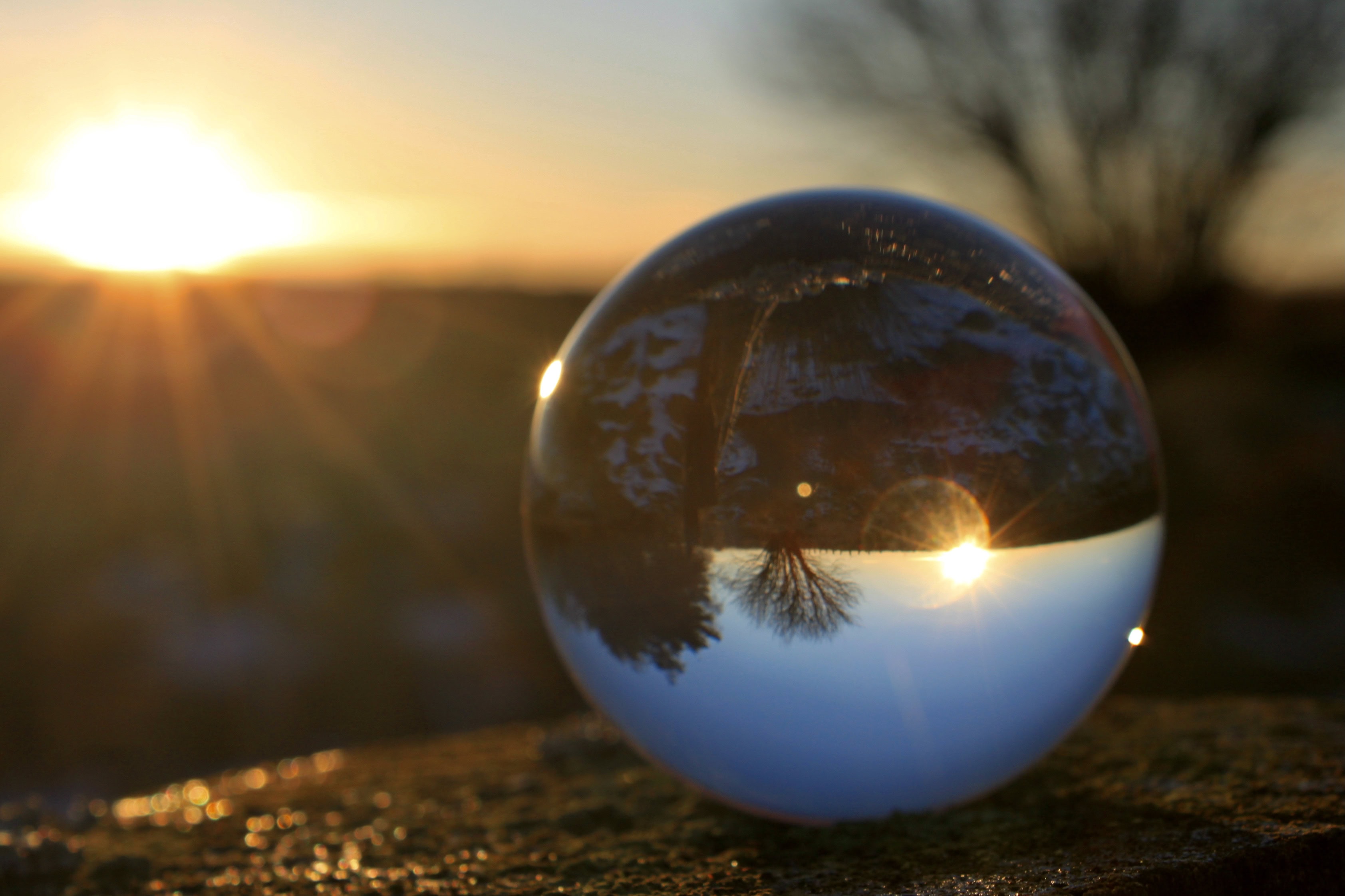 Sun Up — Lensball Style!