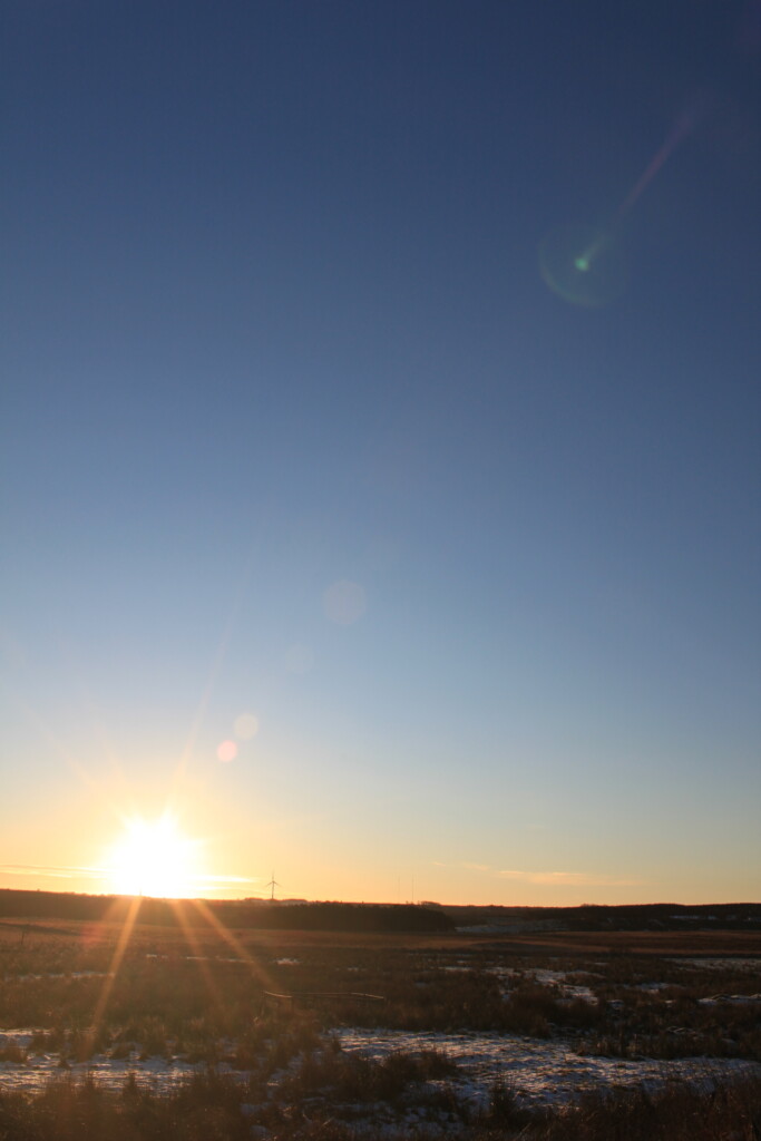 Sunrise over Palacerigg Country Park