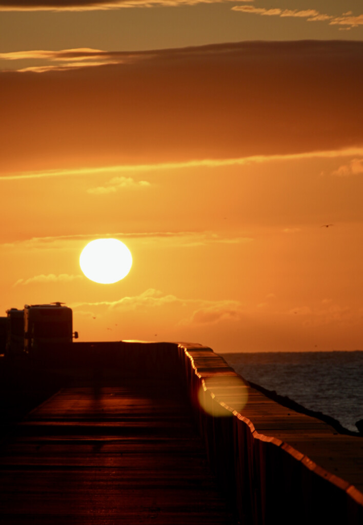 Just after sunrise