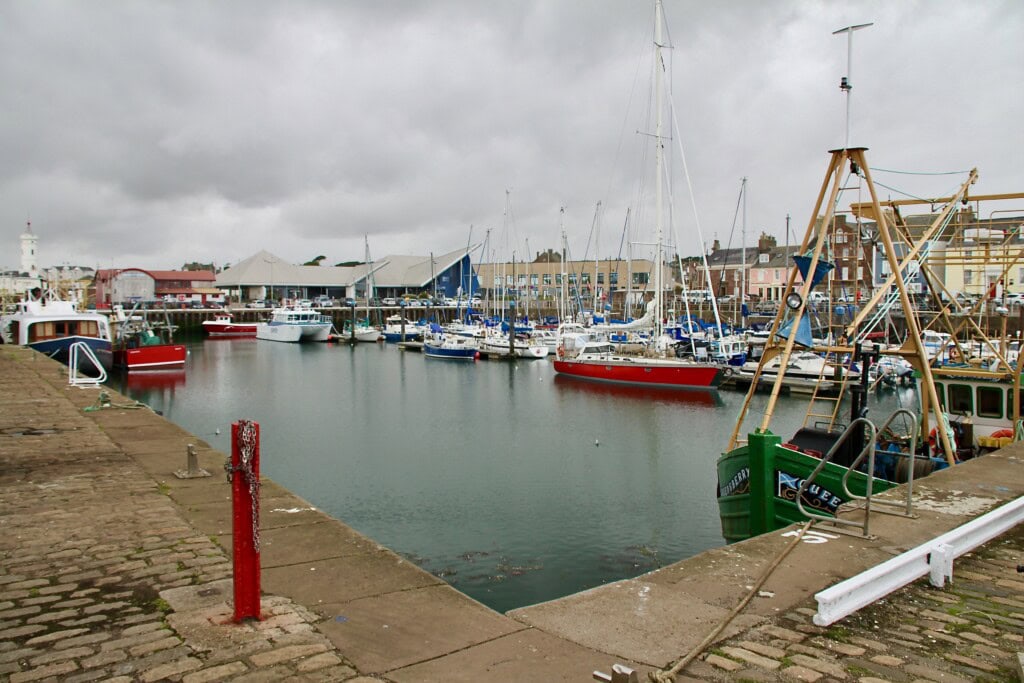 Dockside in Arbroath Harbour
