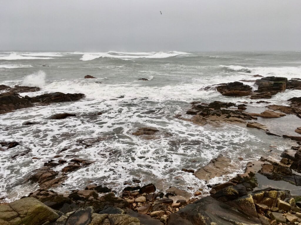 Plenty of whitecaps during a gale