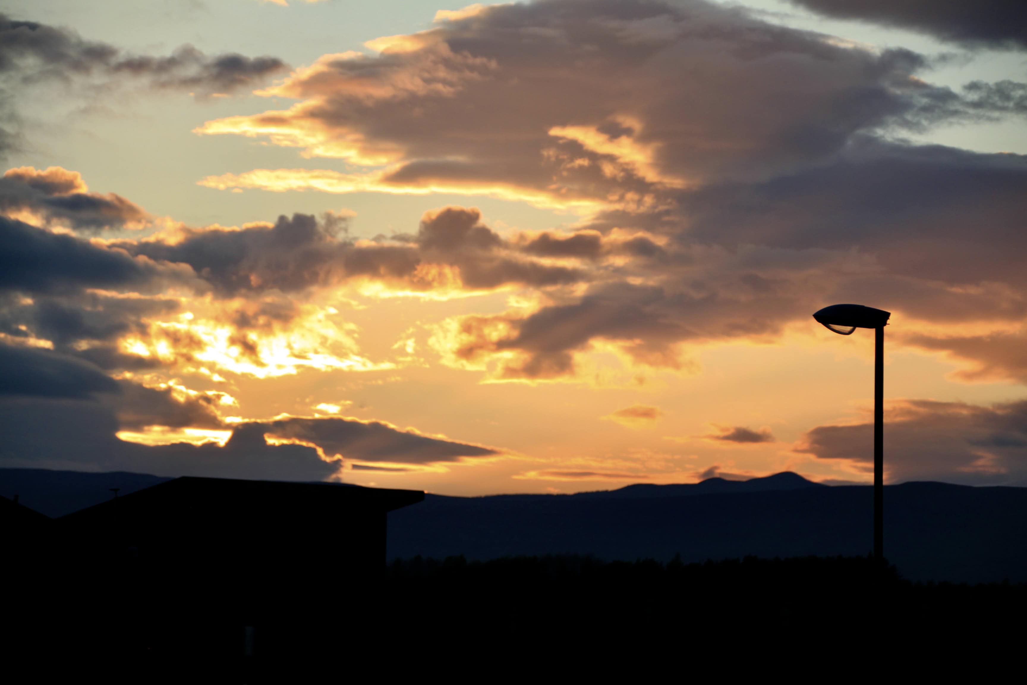 Partly Cloudy Sunset — Weekend Sky #22