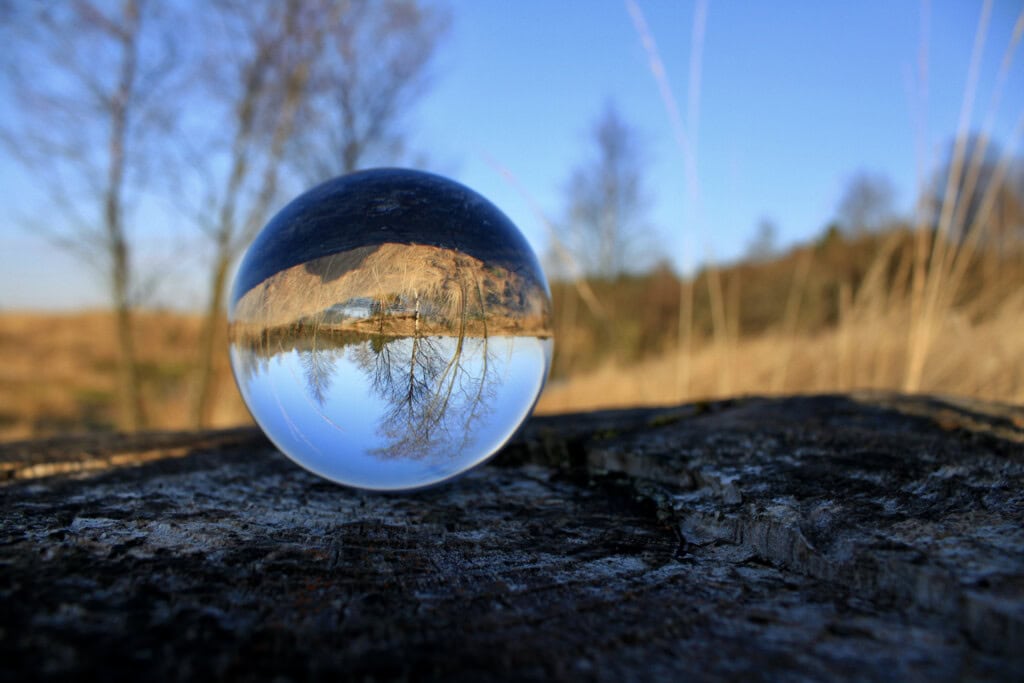 Lensball at Palacerigg Country Park
