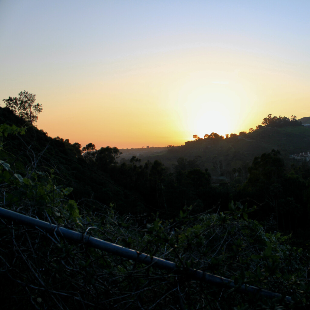 Sunset over Malibu
