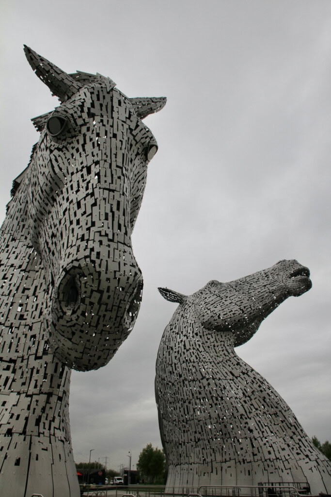 Kelpies on a dull day