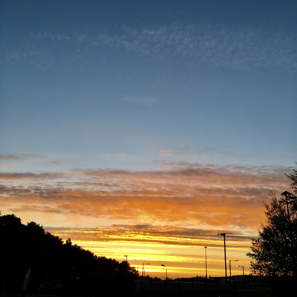 Fiery dawn