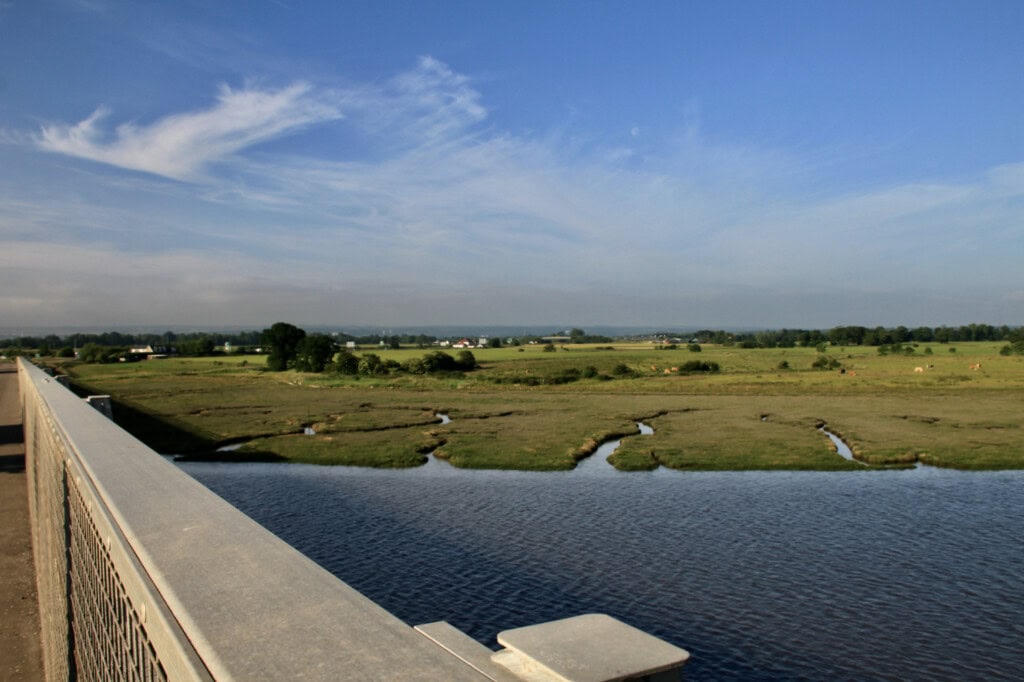 View south east from Clackmannanshire Bridge