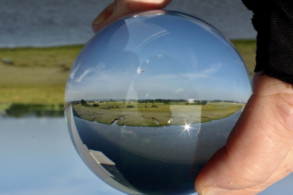 Lensball view from Clackmannanshire Bridge