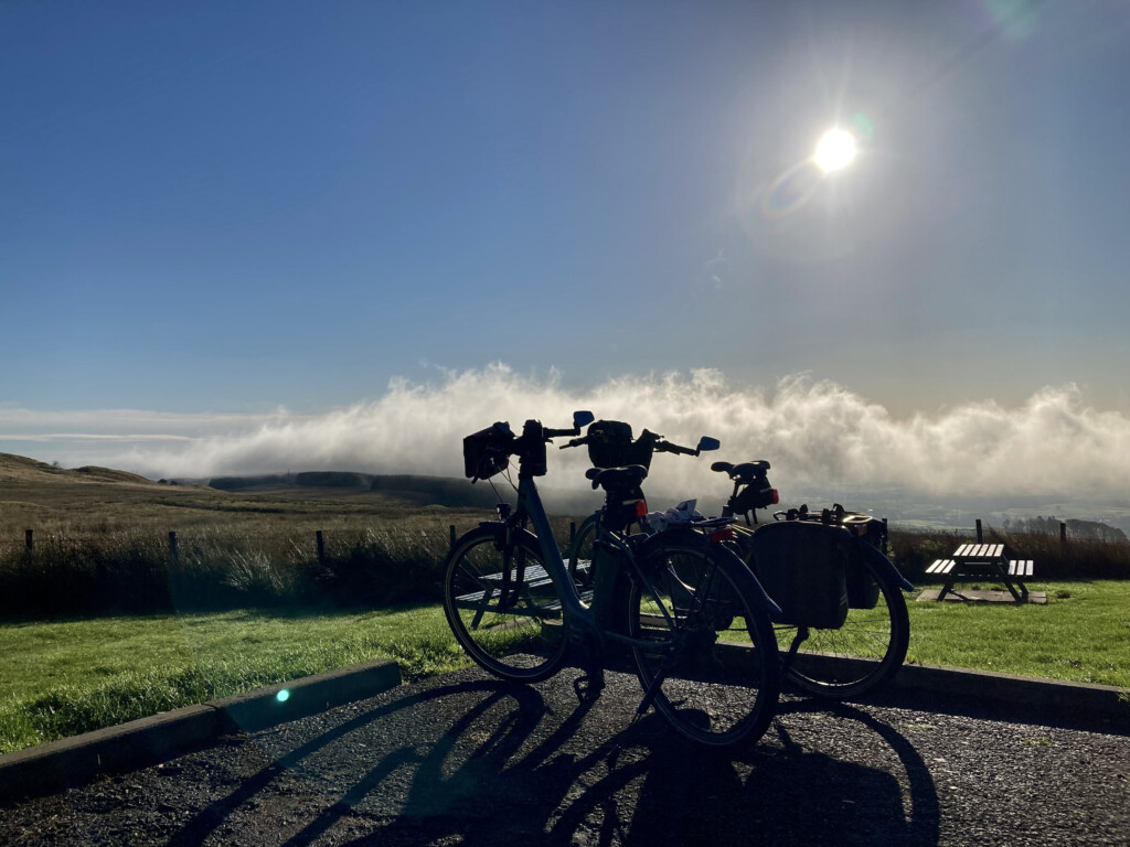 Viewpoint overlooking Forth/Clyde Valley