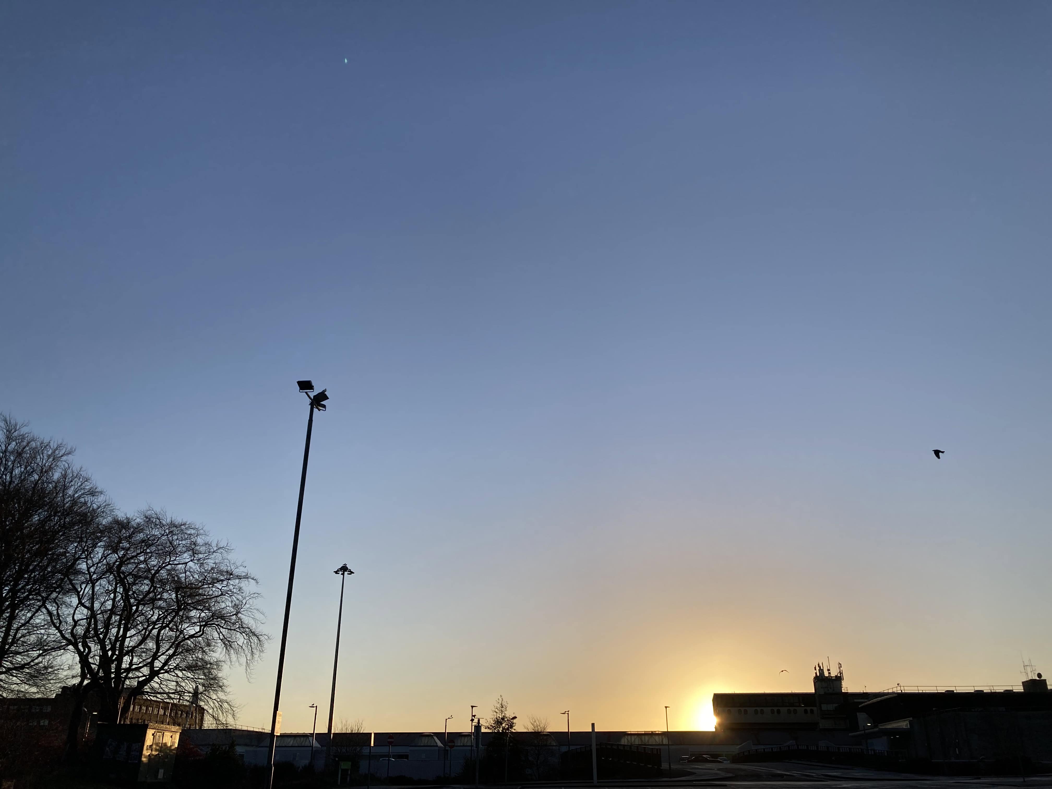 Sun Peeking Out — Weekend Sky #55