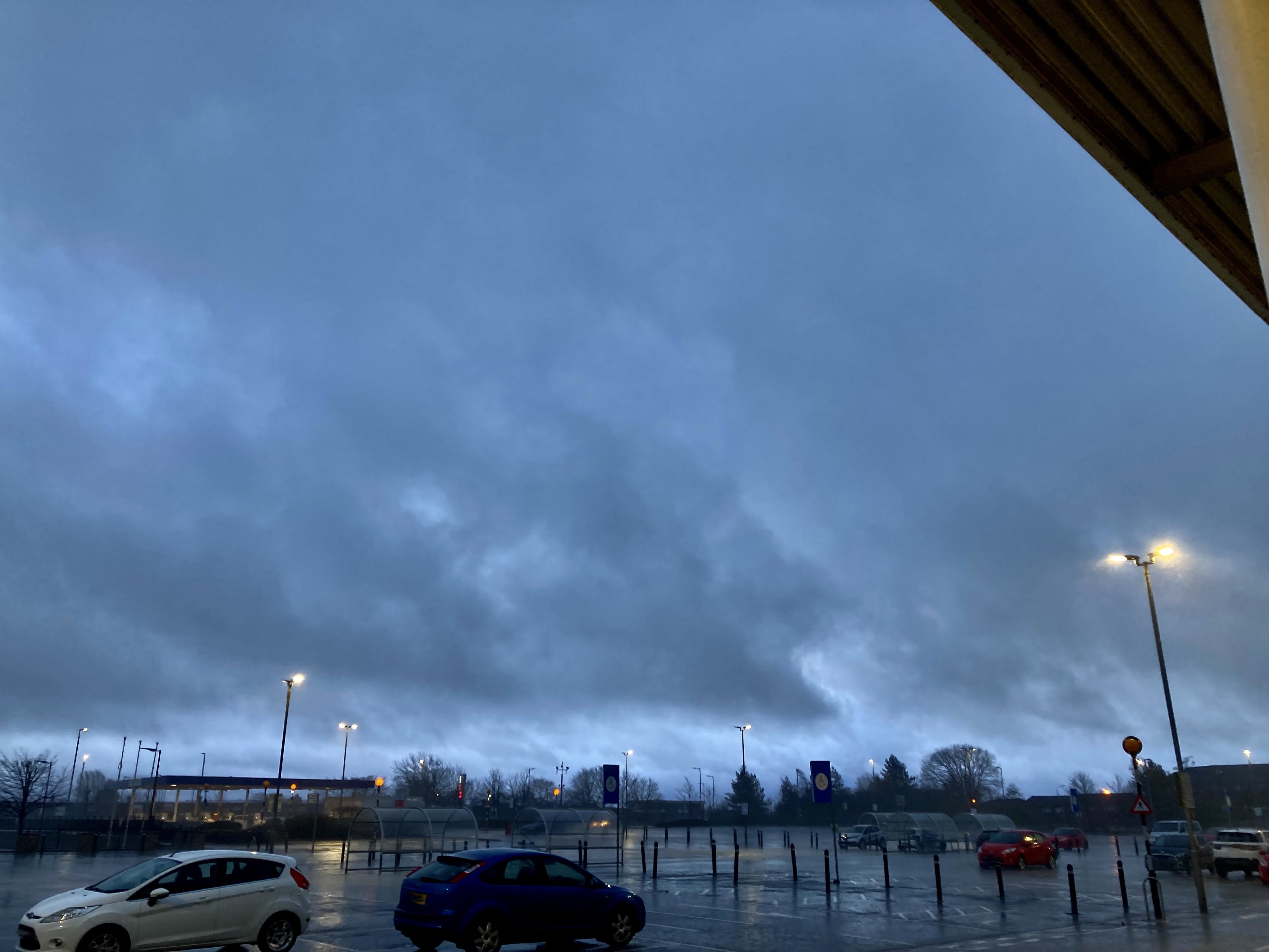 Almost Horizontal Rain — Weekend Sky #56