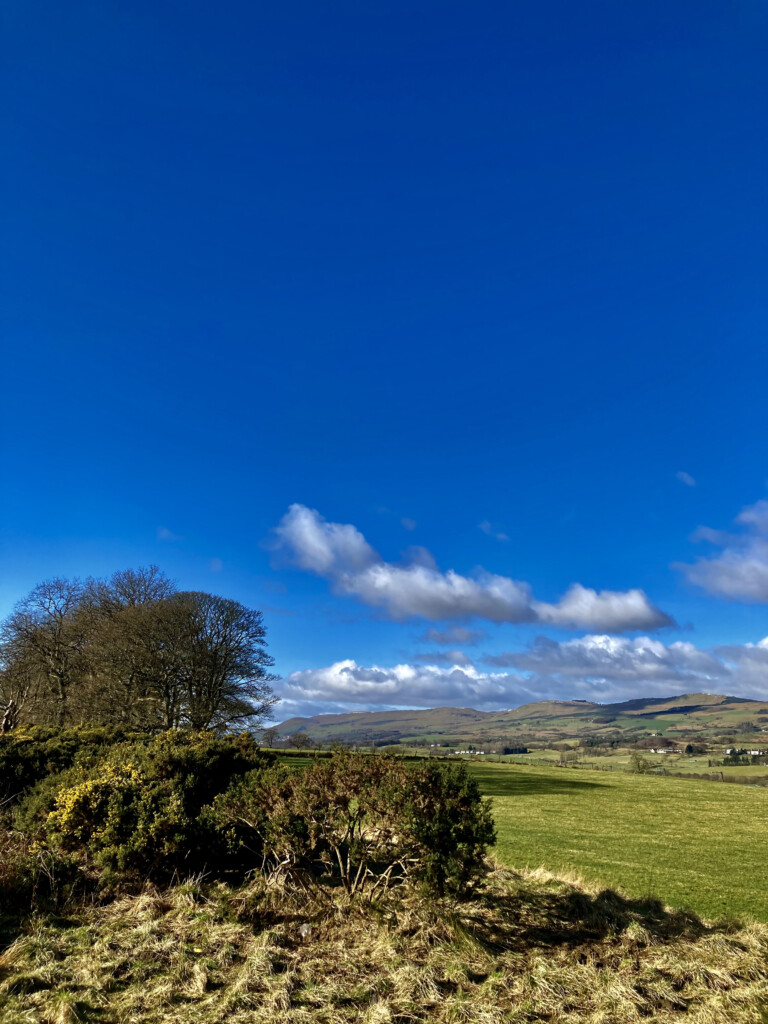 Blue skies over the Kilsyth Hills