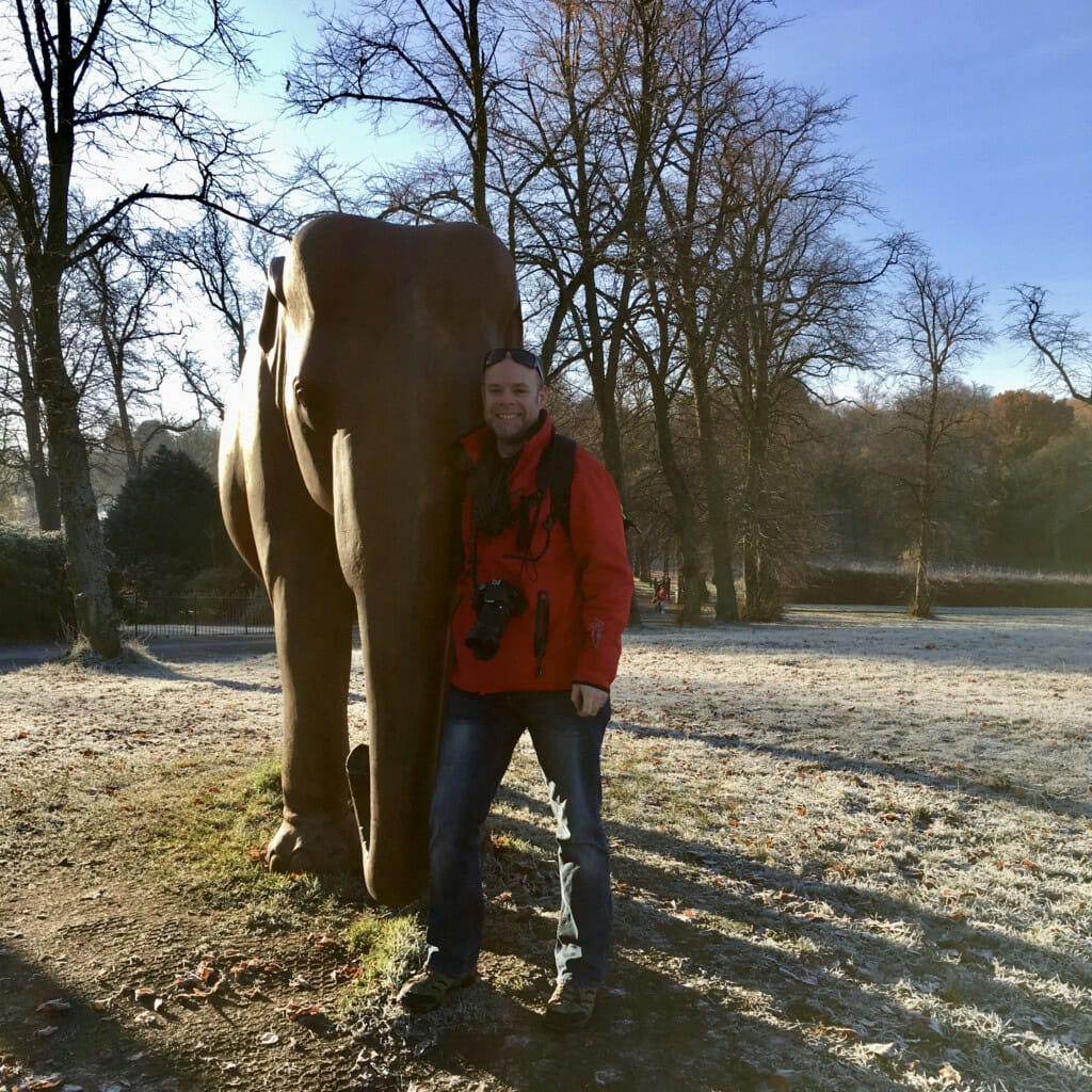 Elephant at Bellahouston Park
